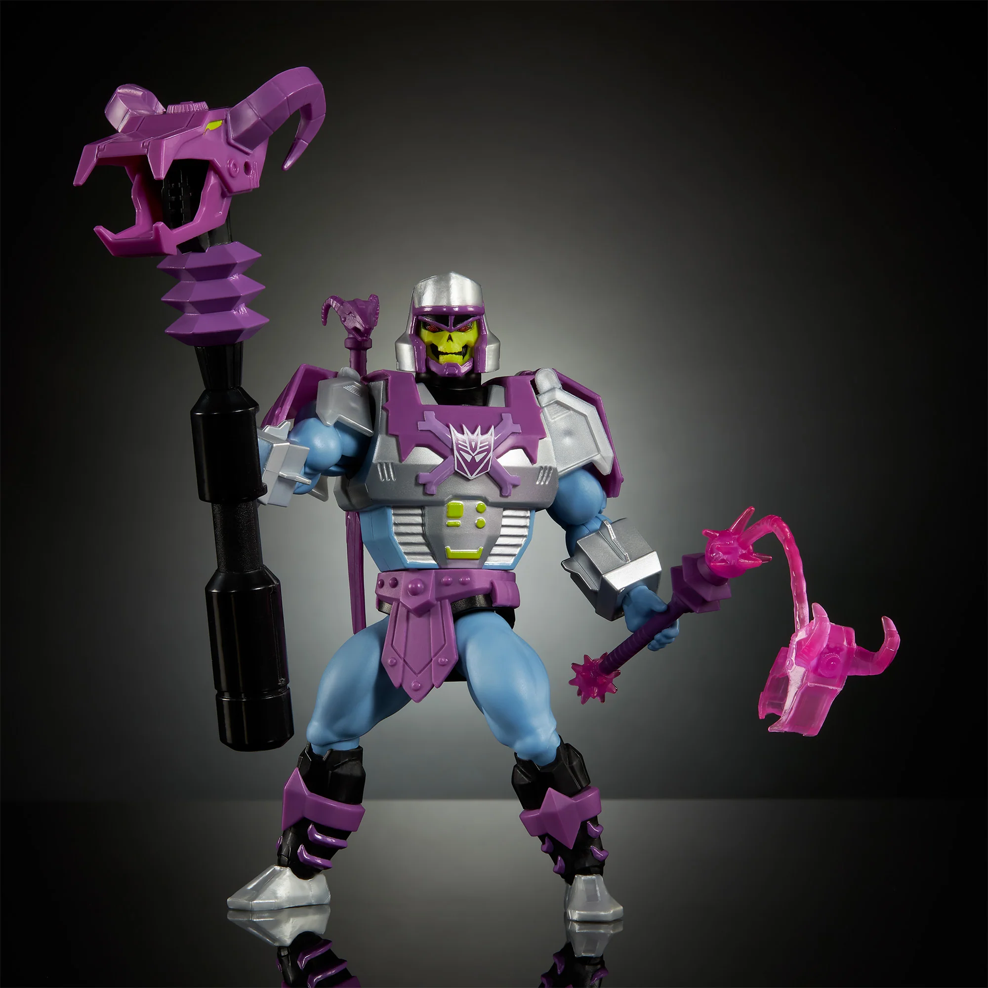 Mattel Creations Masters of the Universe x Transformers Megatron Armor Skeletor Action Figure