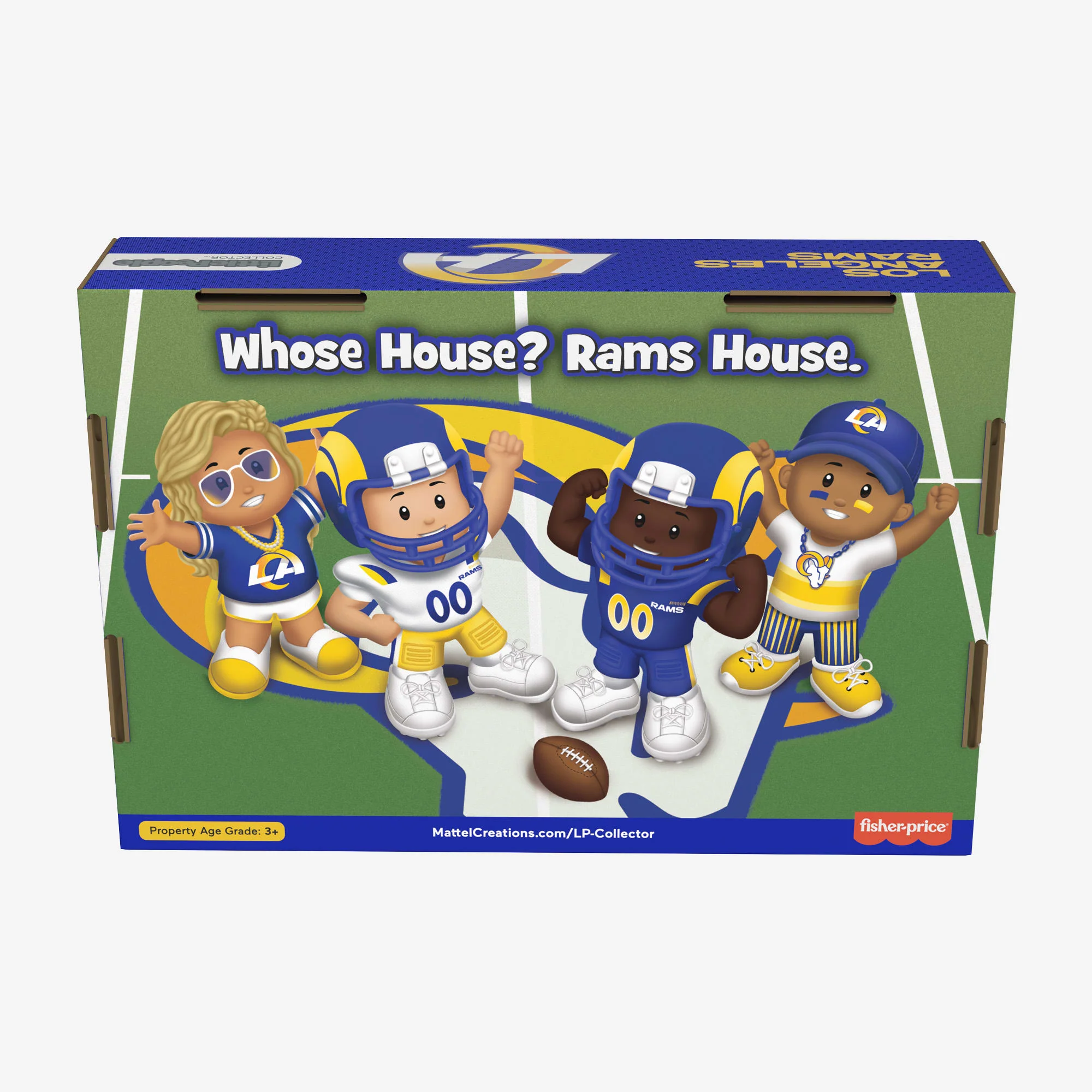 Mattel Creations Little People Collector x NFL Los Angeles Rams Set