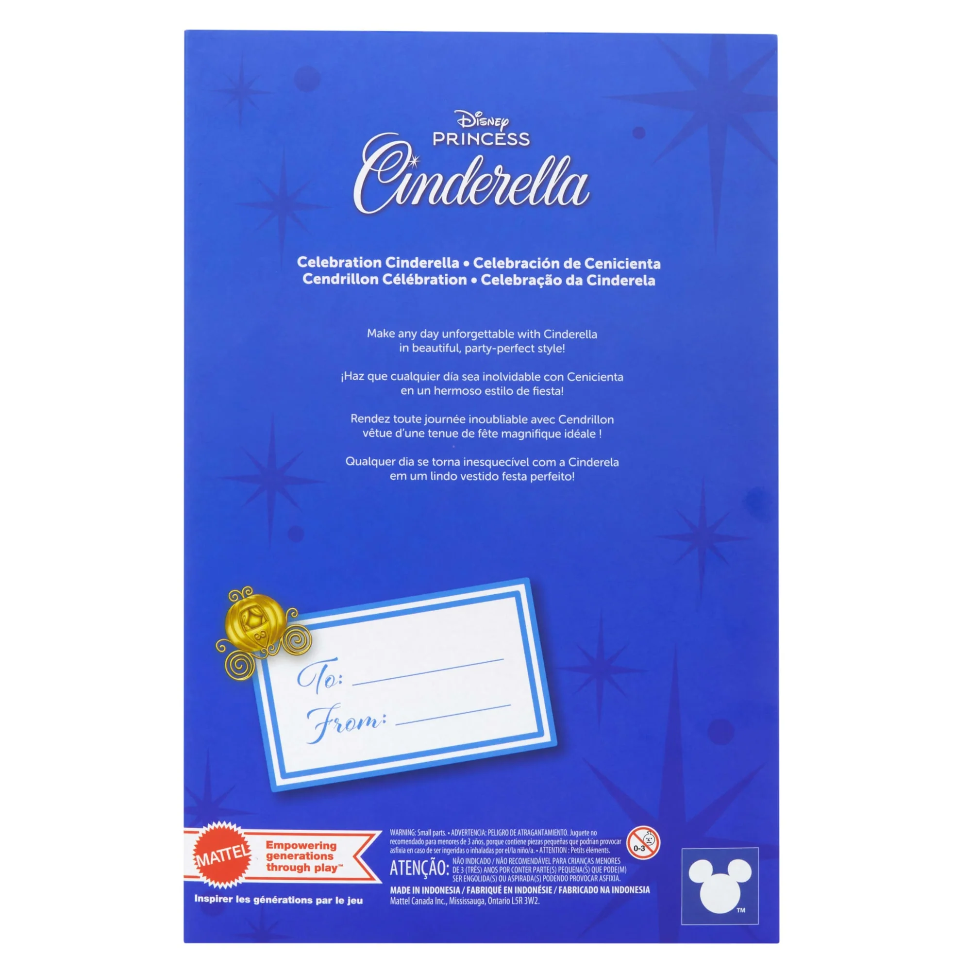 Mattel Creations Disney Princess Birthday Celebration Cinderella Doll