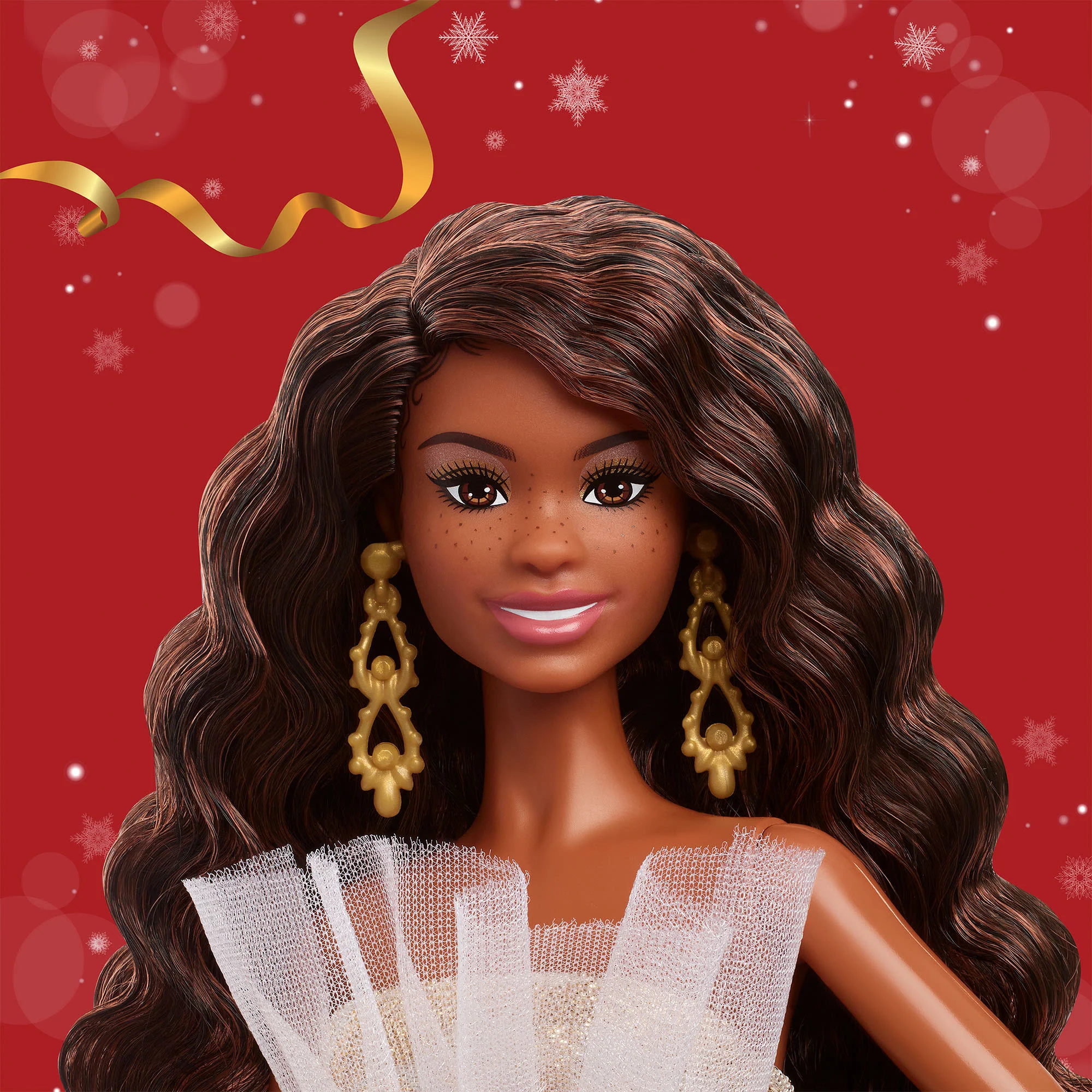 Mattel Creations 2025 Holiday Barbie Doll 4