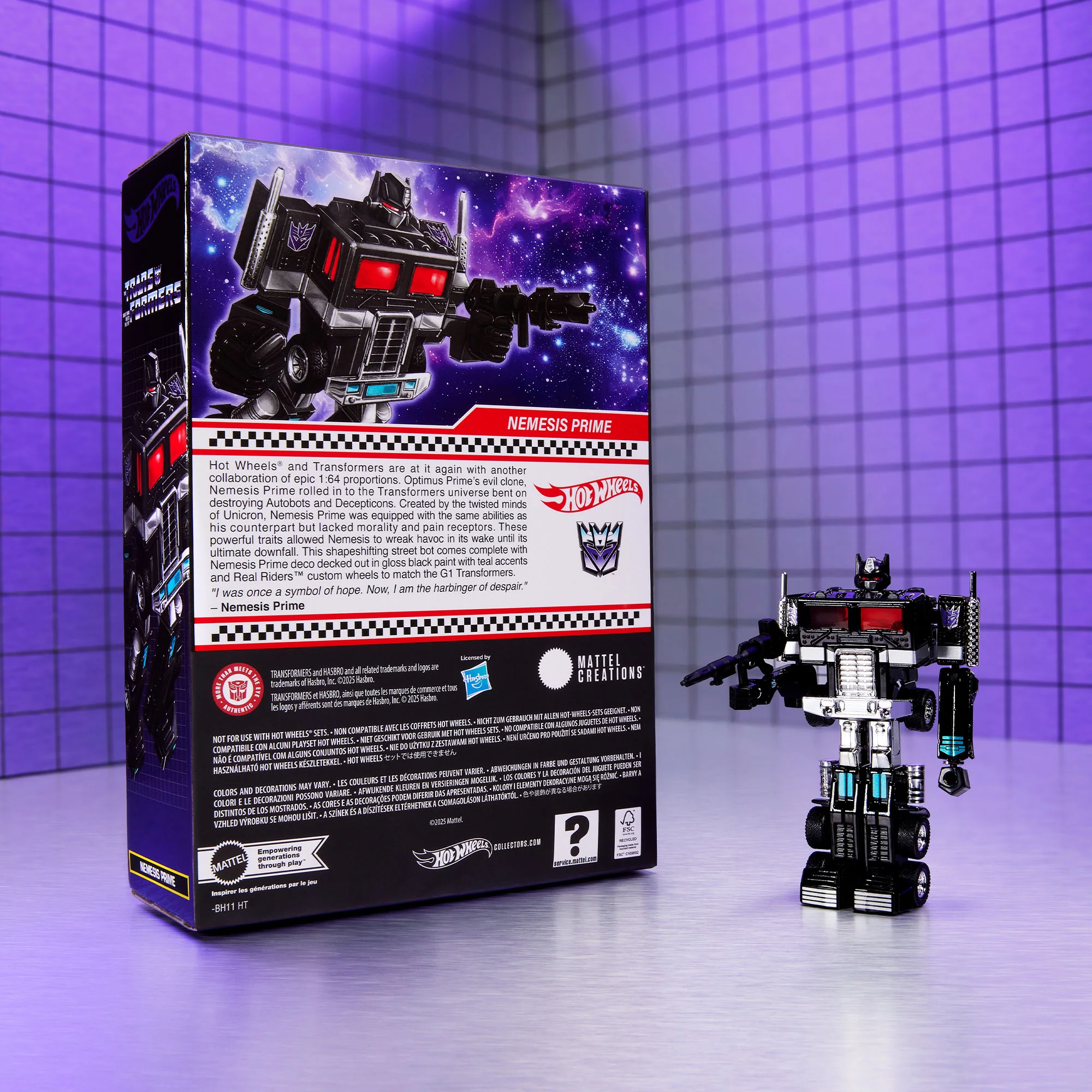 Mattel Creations Hot Wheels Transformers Nemesis Prime