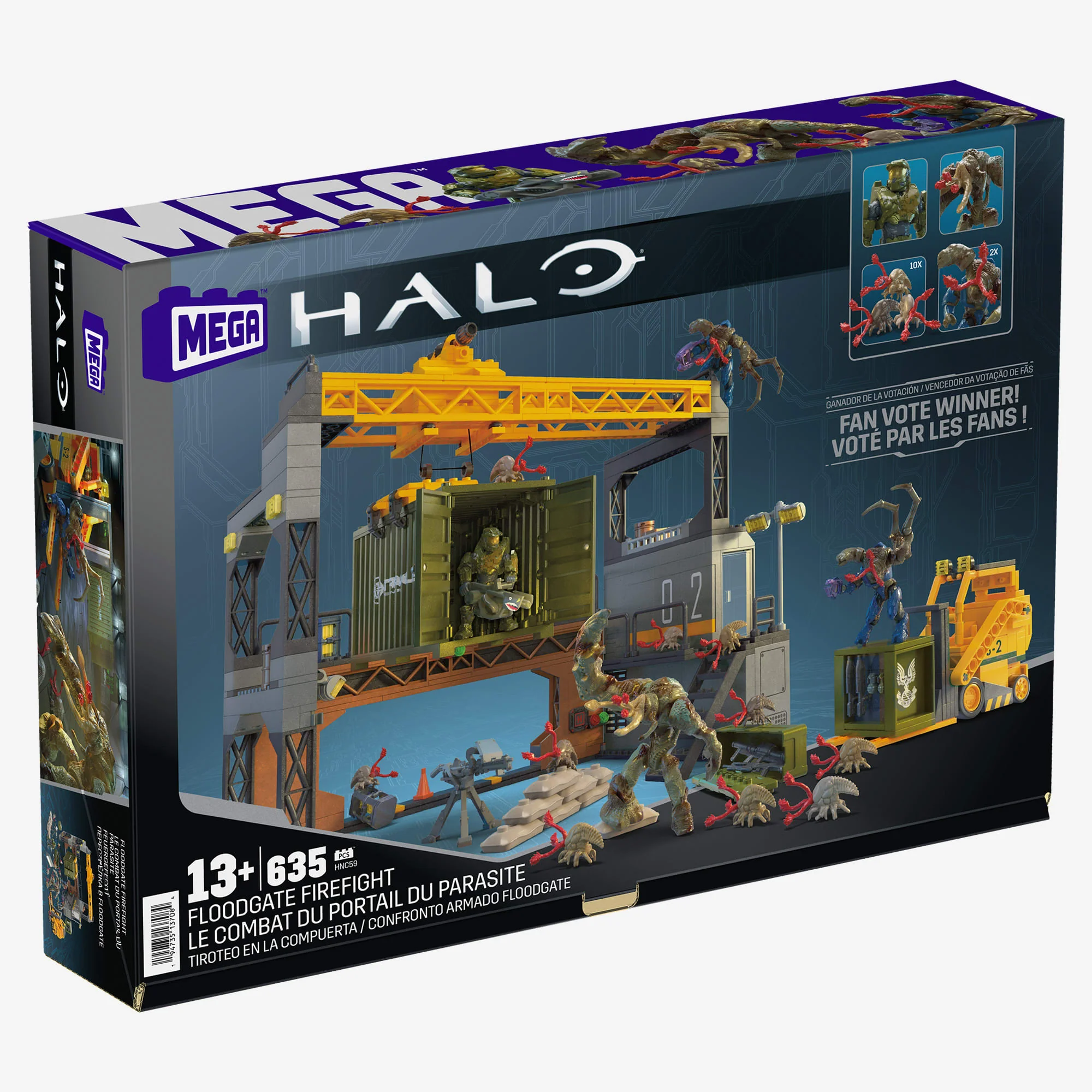 Mattel Creations MEGA Halo Floodgate Firefight Building Toy Kit