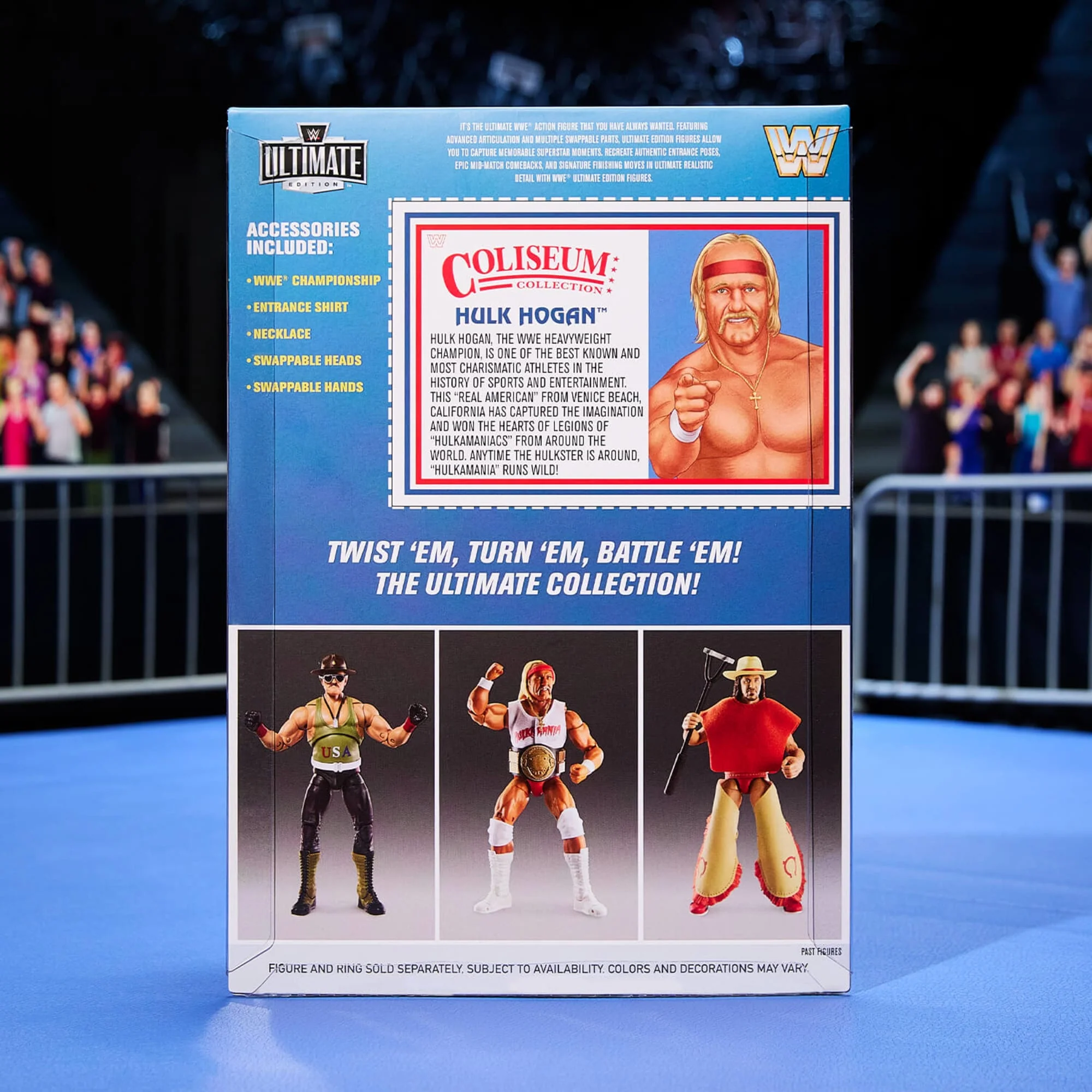 Mattel Creations WWE Coliseum Collection Hulk Hogan & Terry Funk Ultimate Edition Figures