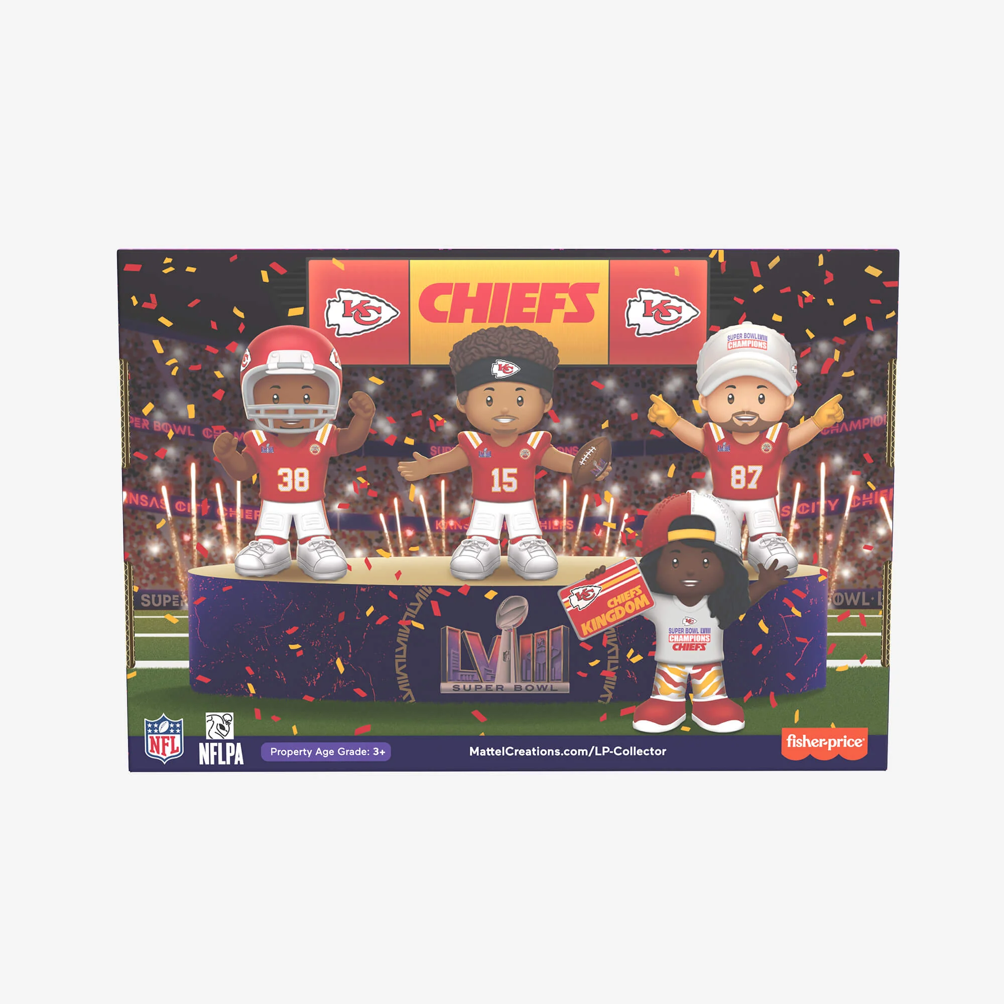 Mattel Creations Little People Collector Super Bowl LVIII Champions Set