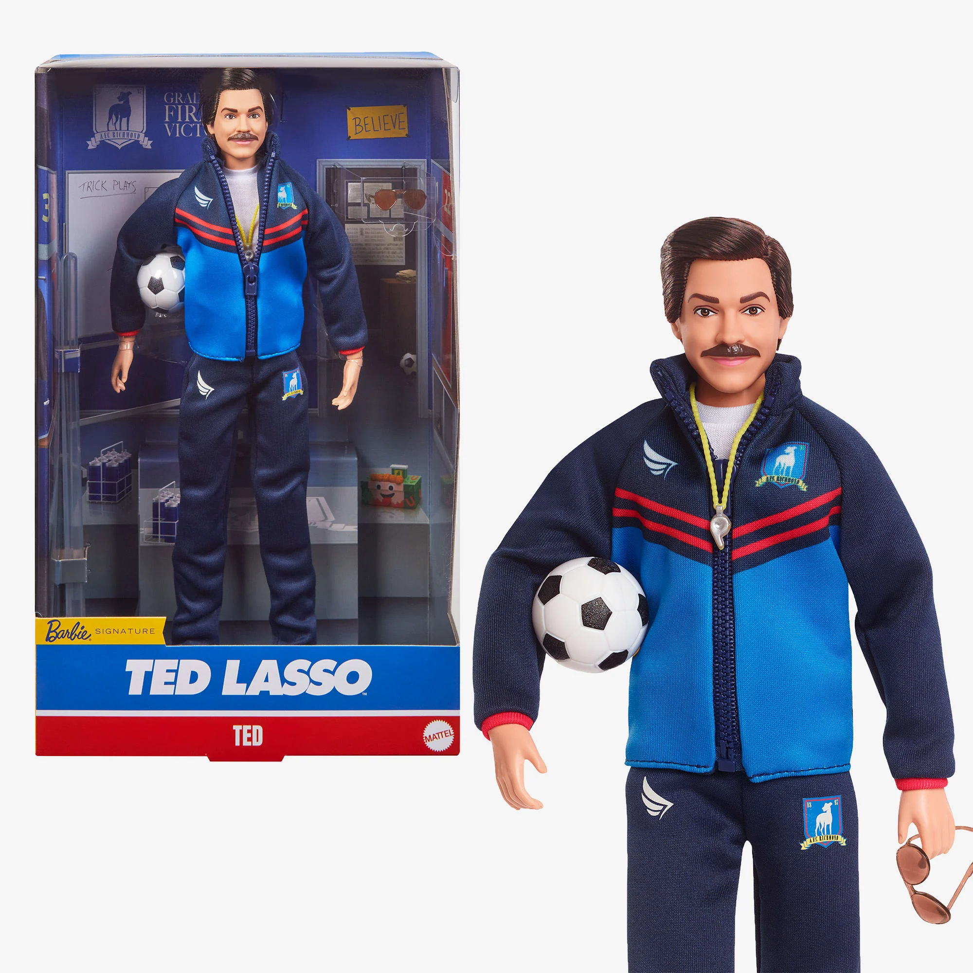 Mattel Creations Barbie Signature Ted Lasso Doll