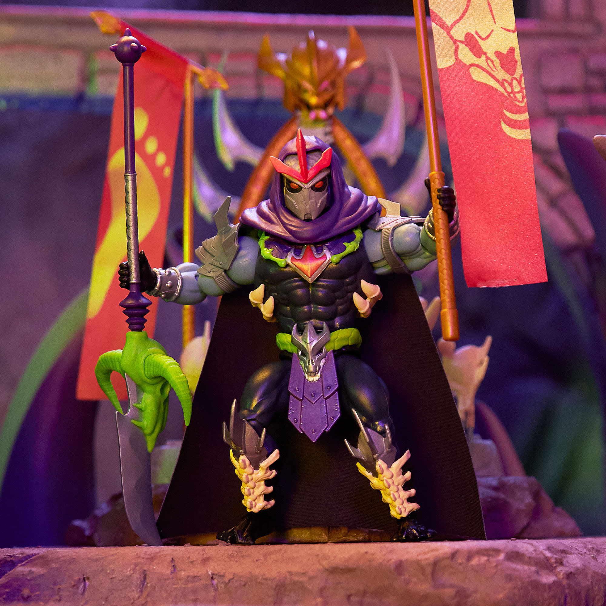 Mattel Creations Turtles of Grayskull Skele-Shredder Action Figure