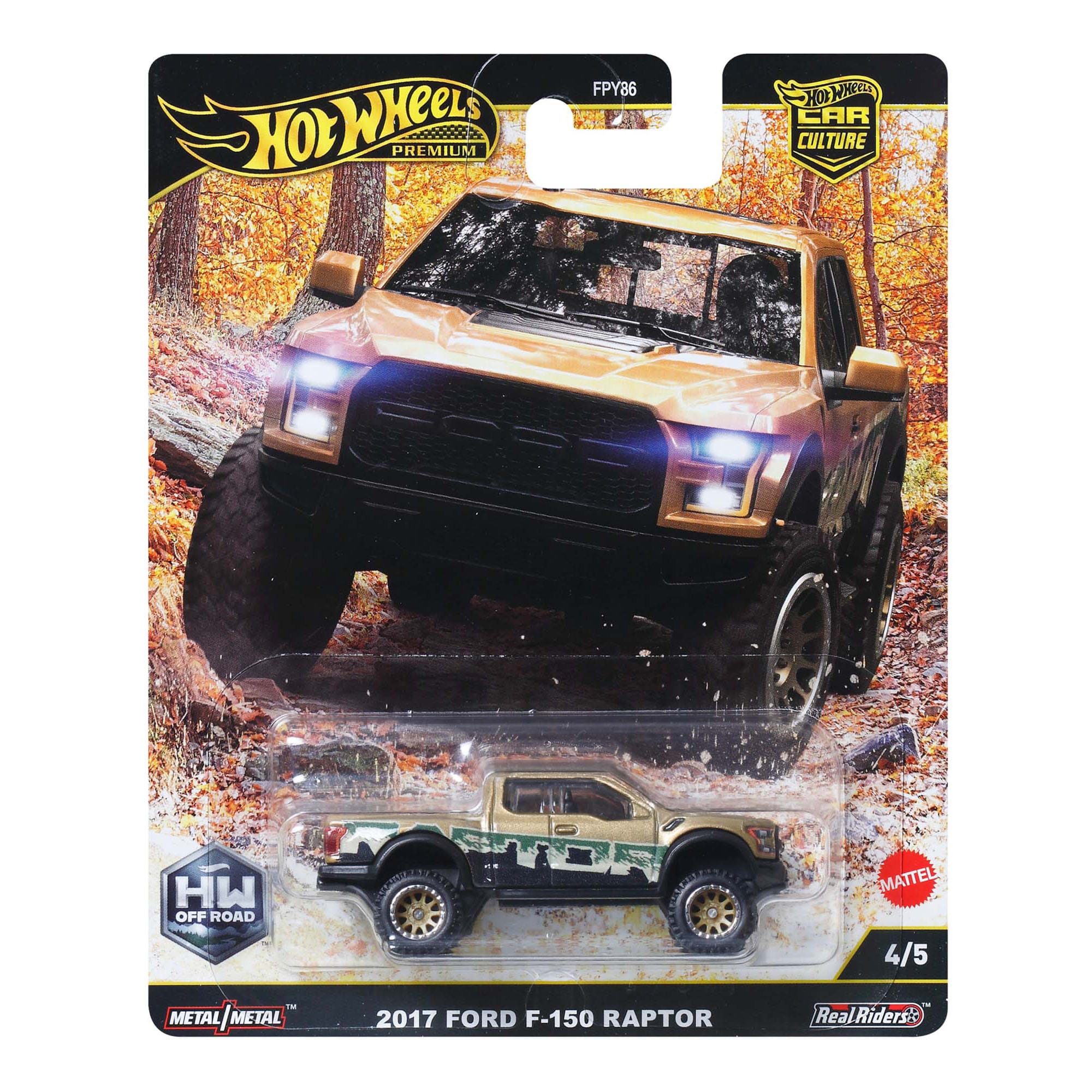 Mattel Creations Hot Wheels Premium Car Culture Off Road '17 Ford F150 Raptor