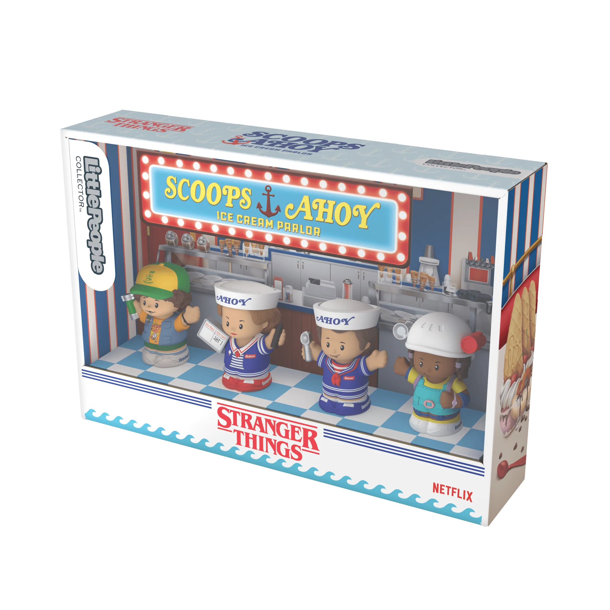Mattel Creations Little People Collector Stranger Things: Scoops Troop Special Edition Set