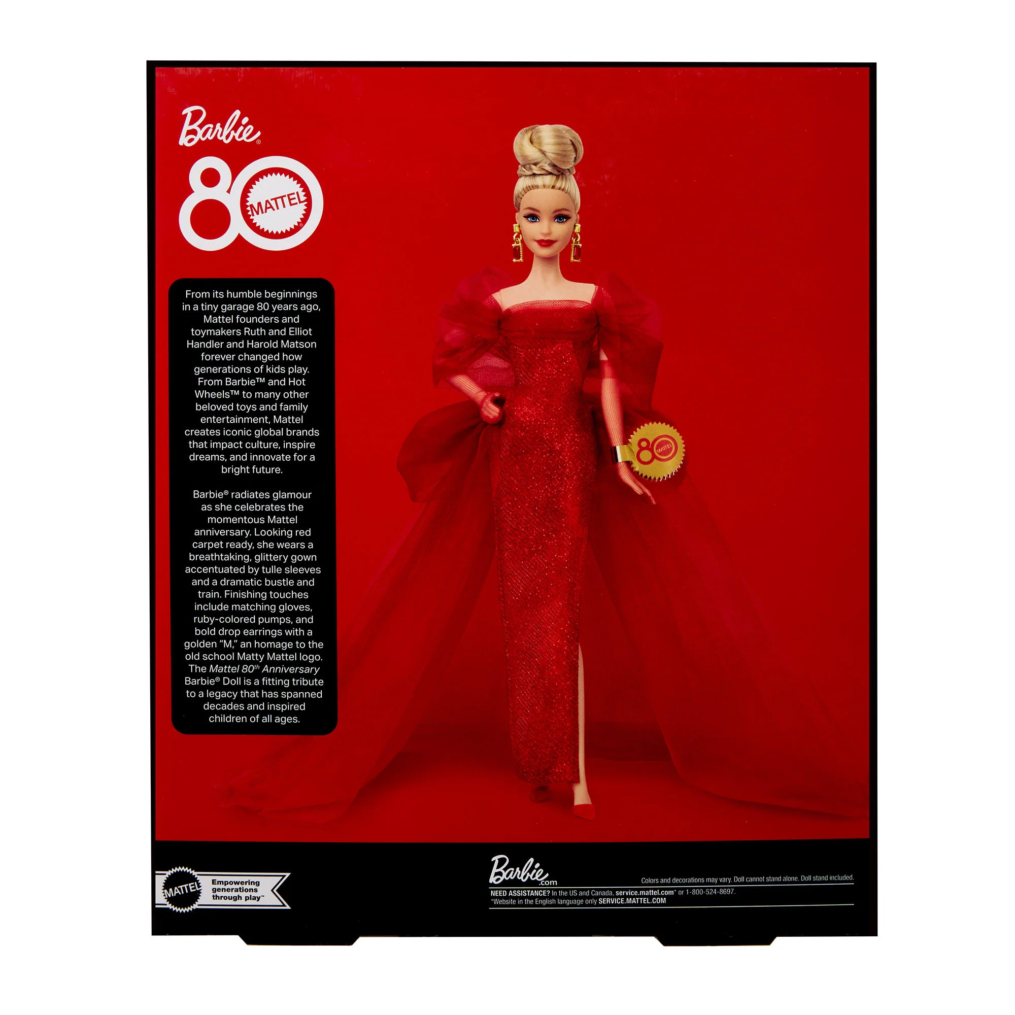 Mattel Creations Barbie Mattel 80th Anniversary Doll – Blonde