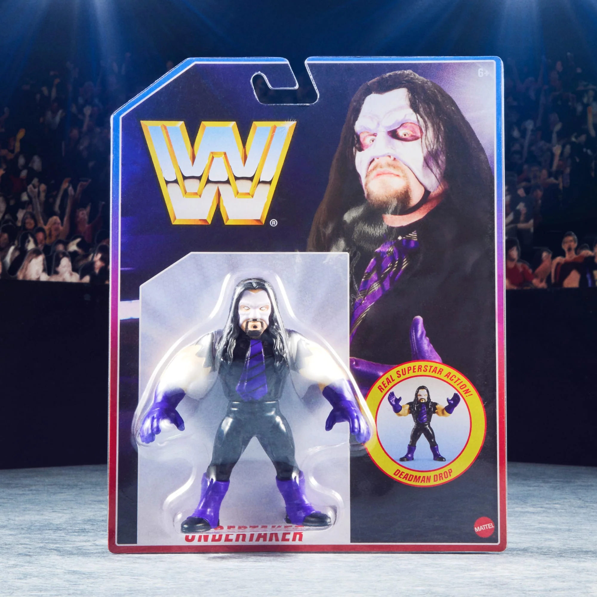 Mattel Creations WWE Retro Action Figures 4-Pack Bundle