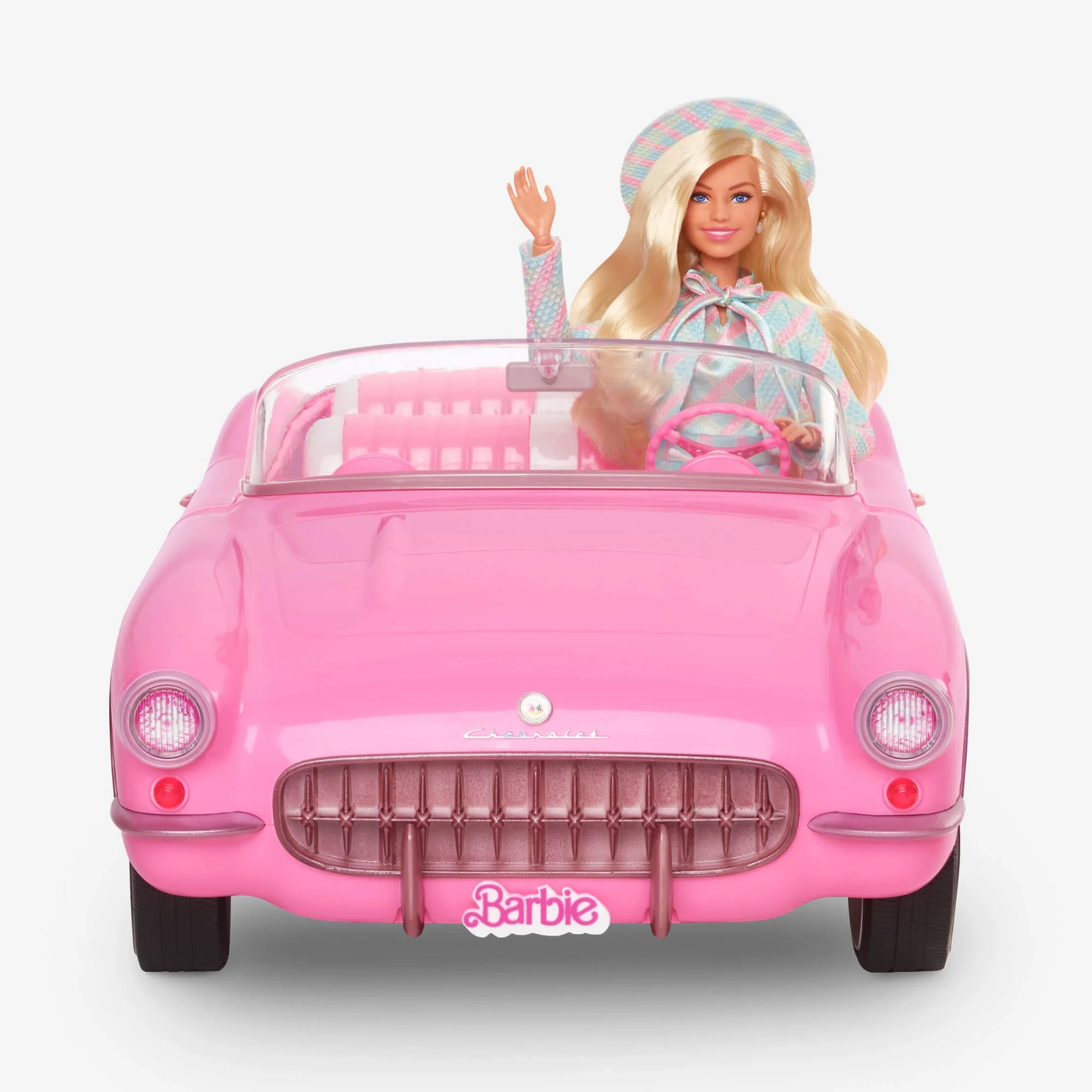 Mattel Creations Barbie The Movie Pink Corvette Convertible
