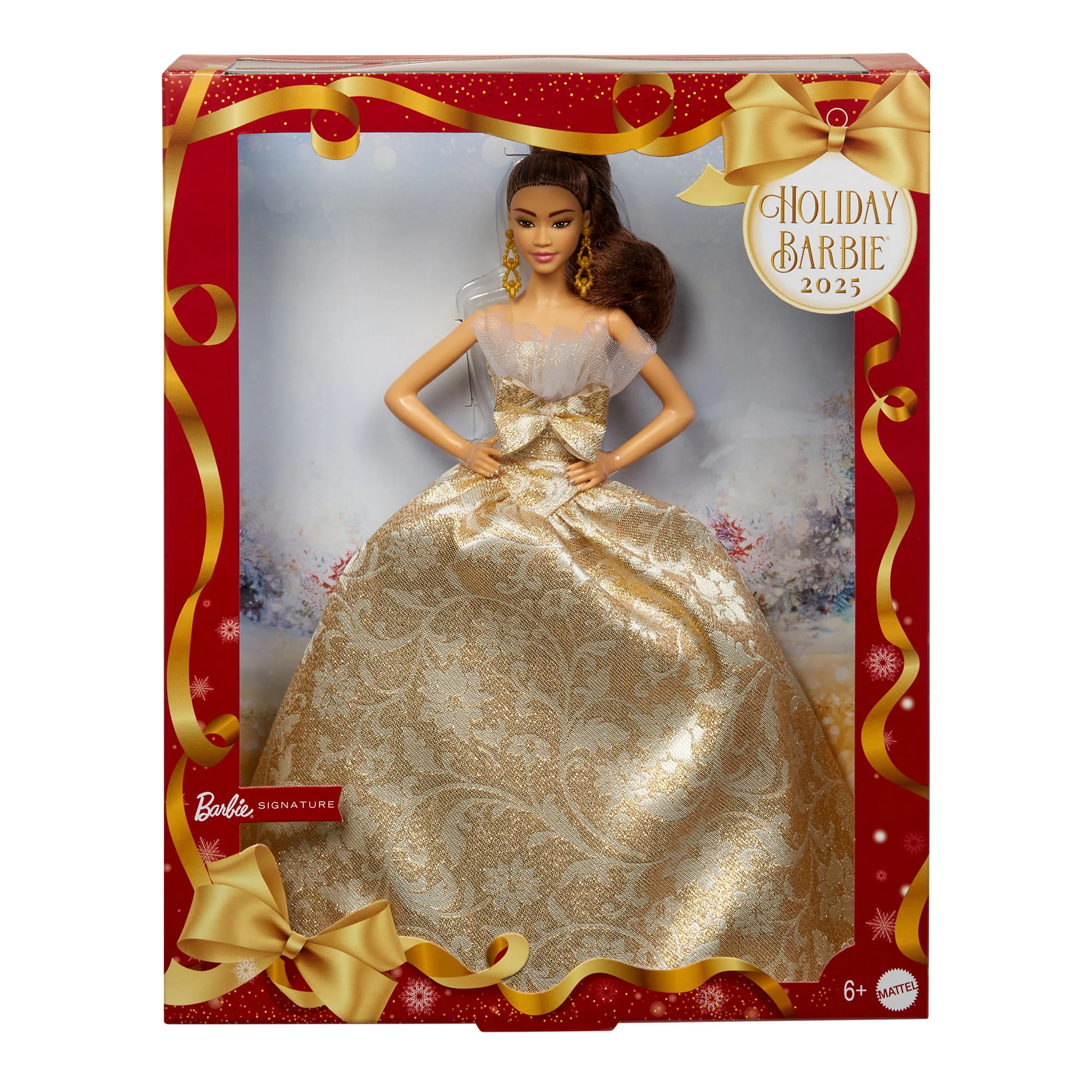 Mattel Creations 2025 Holiday Barbie Doll 2
