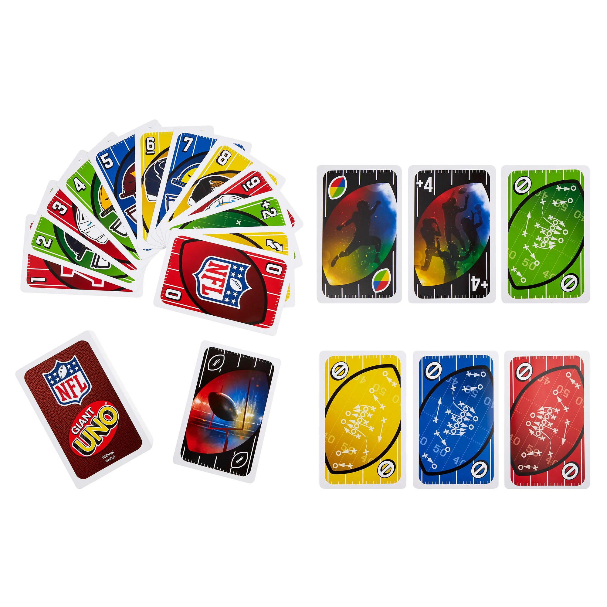 Mattel Creations Giant UNO NFL