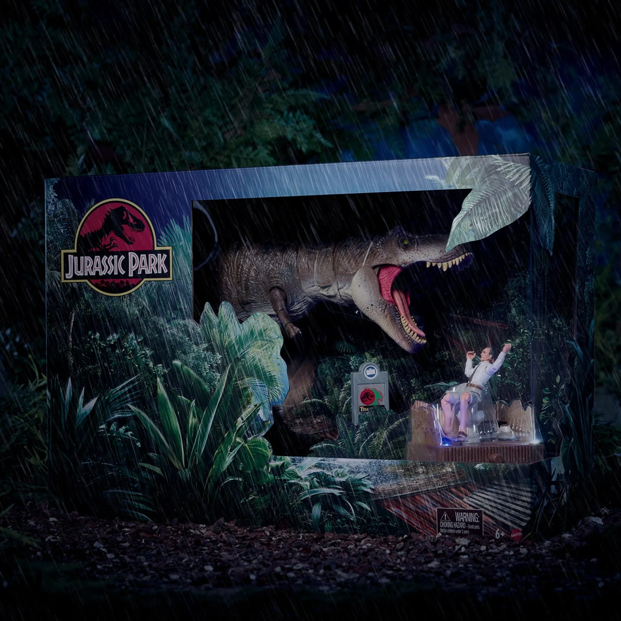 Mattel Creations Jurassic World Hammond Collection Outhouse Chaos Set