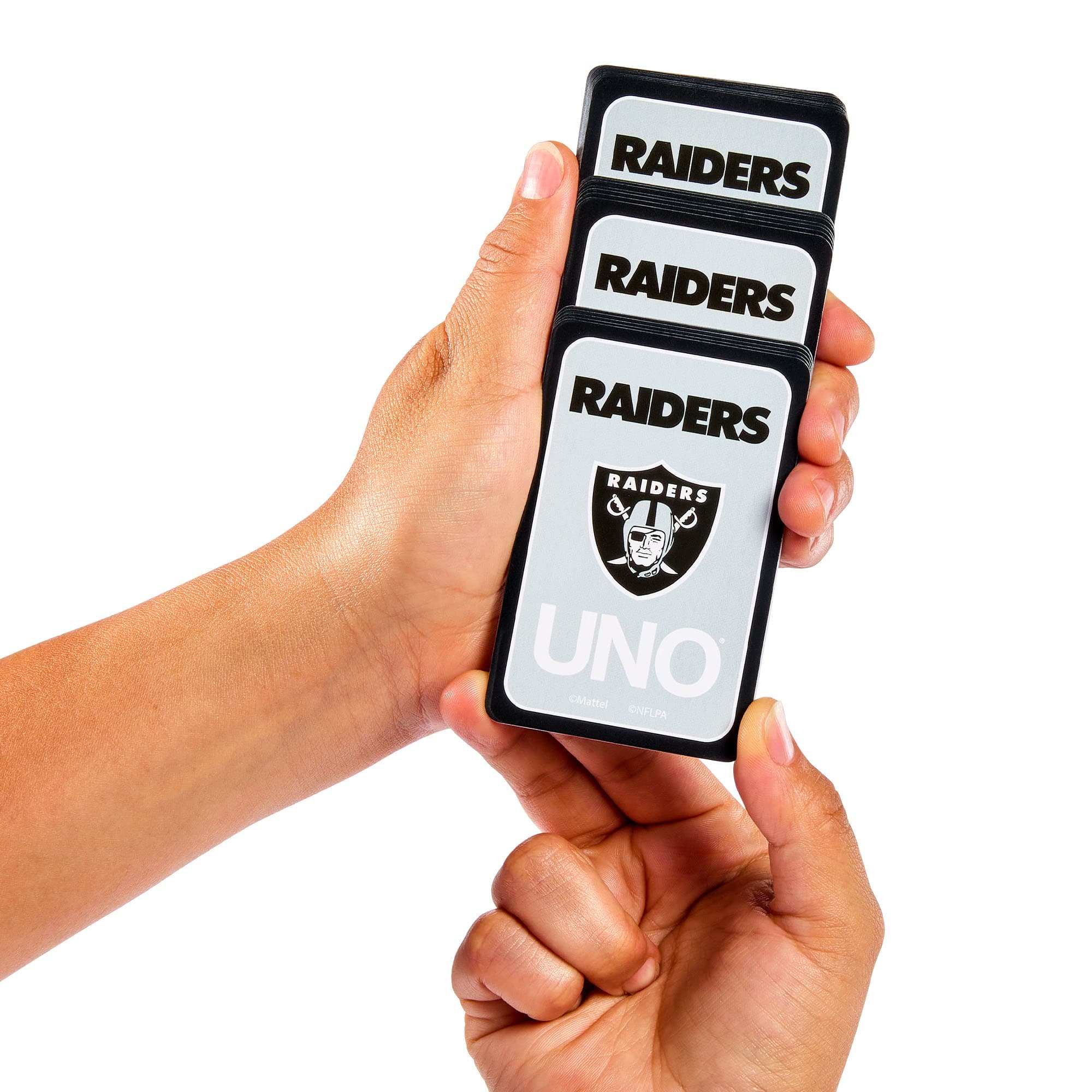 Mattel Creations UNO Fandom NFL Las Vegas Raiders Game Deck