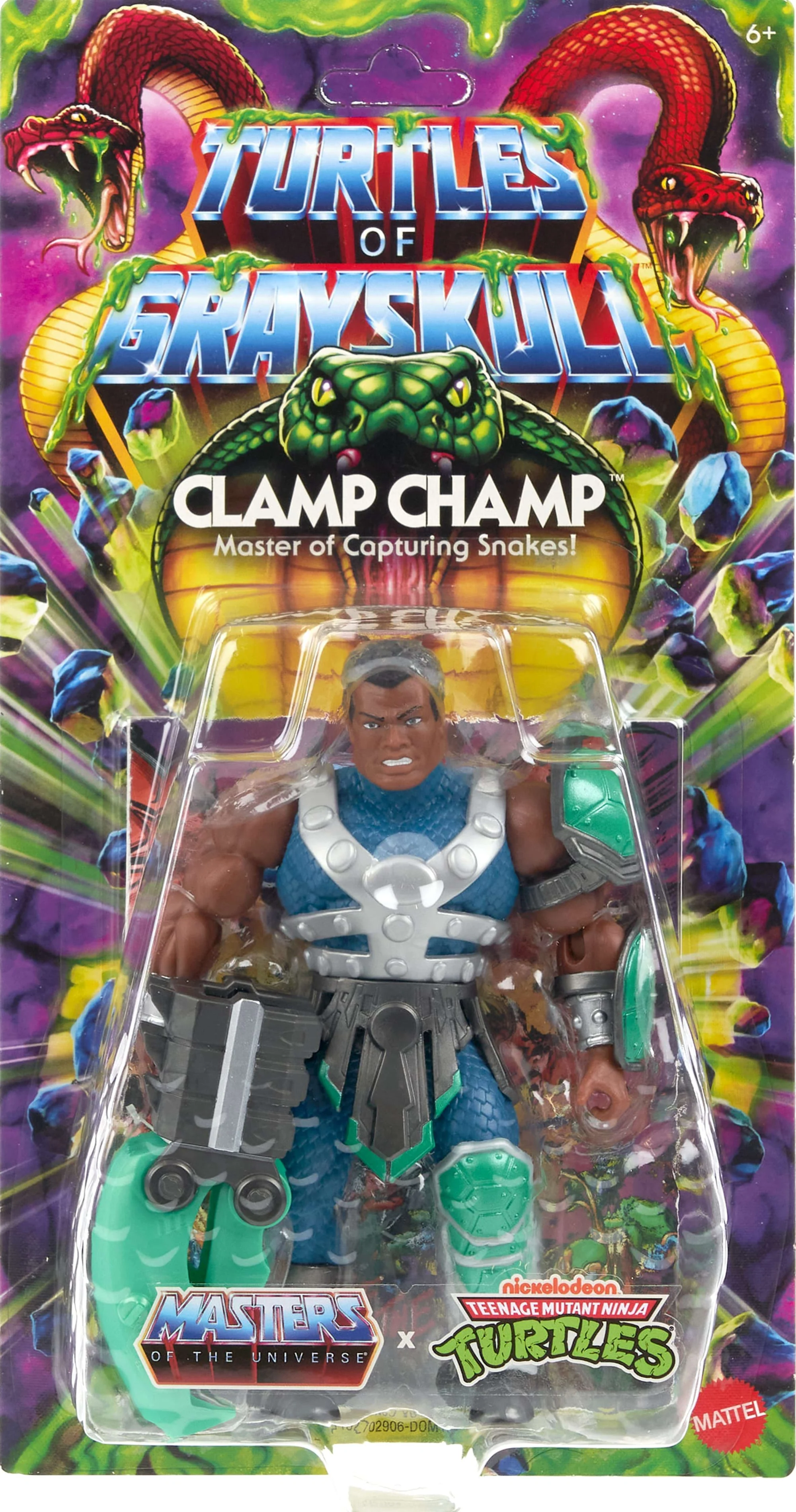 Mattel Creations Turtles of Grayskull Clamp Champ Action Figure