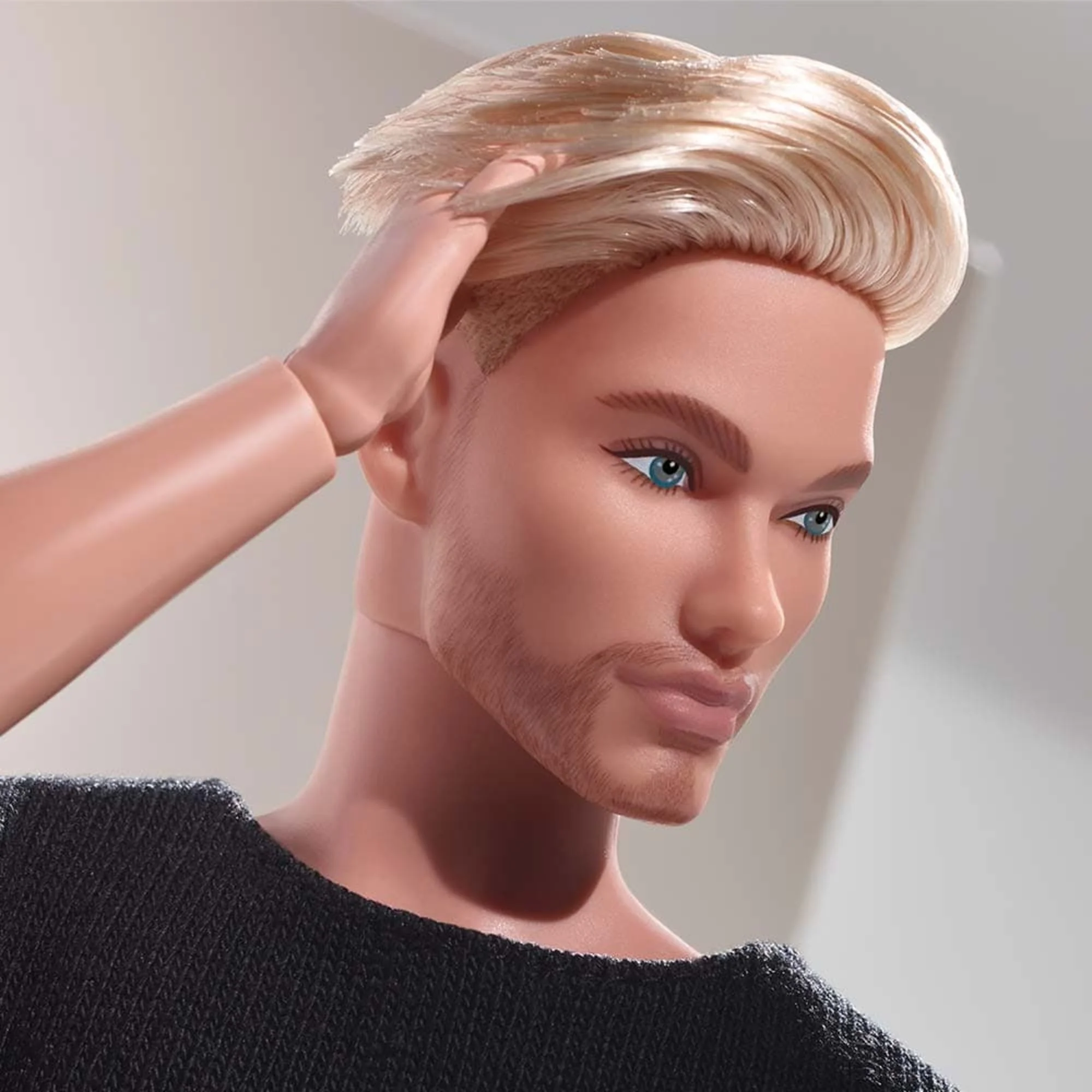Mattel Creations Barbie Looks Ken Doll (Blonde with Facial Hair)