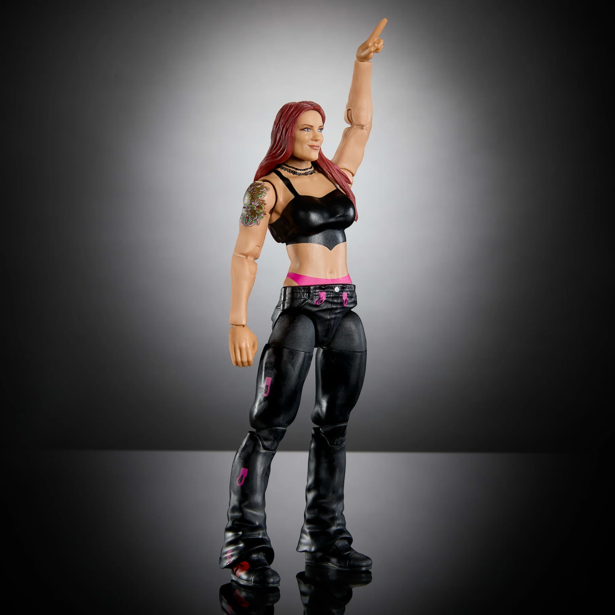 Mattel Creations WWE Monday Night War Elite Collection Lita Action Figure & Dusty Rhodes Build-A-Figure Parts