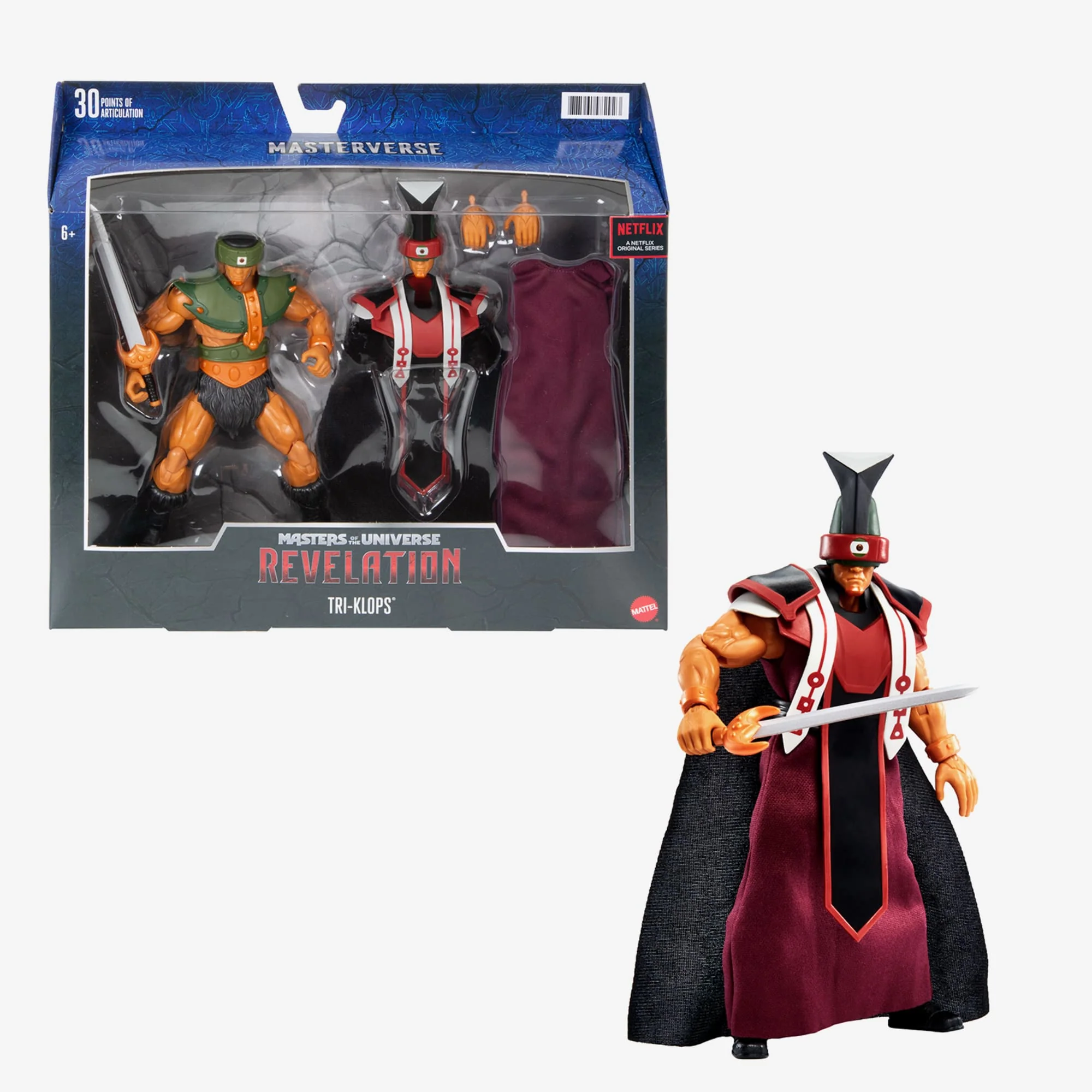 Mattel Creations Masters of the Universe Masterverse Revelation Tri-Klops Action Figure