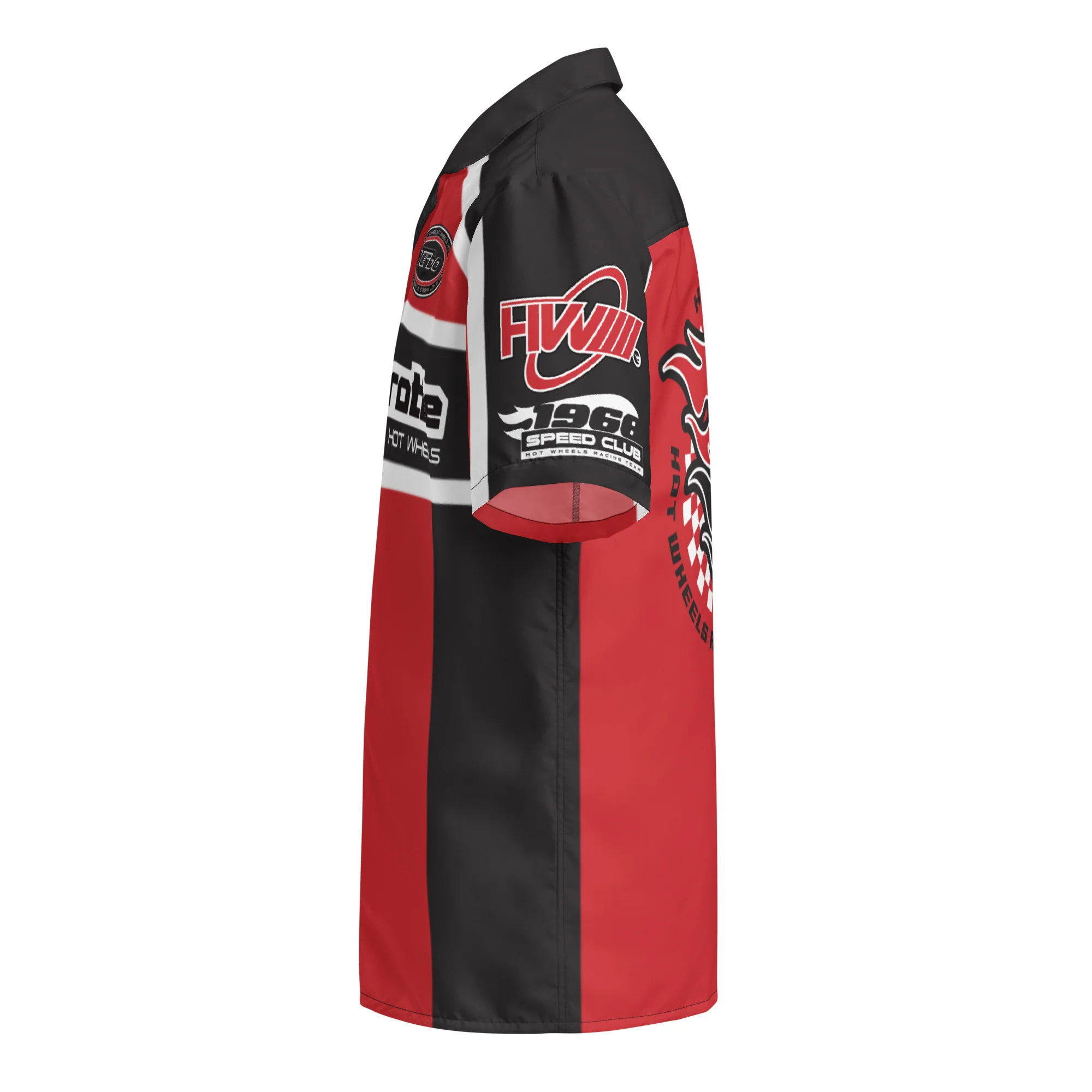 Mattel Creations Hot Wheels Racing Red Mechanic Shirt