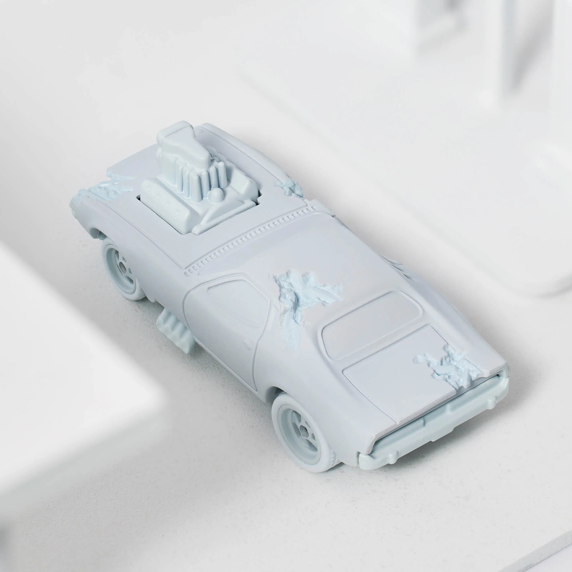 Mattel Creations Hot Wheels x Daniel Arsham Eroded Rodger Dodger