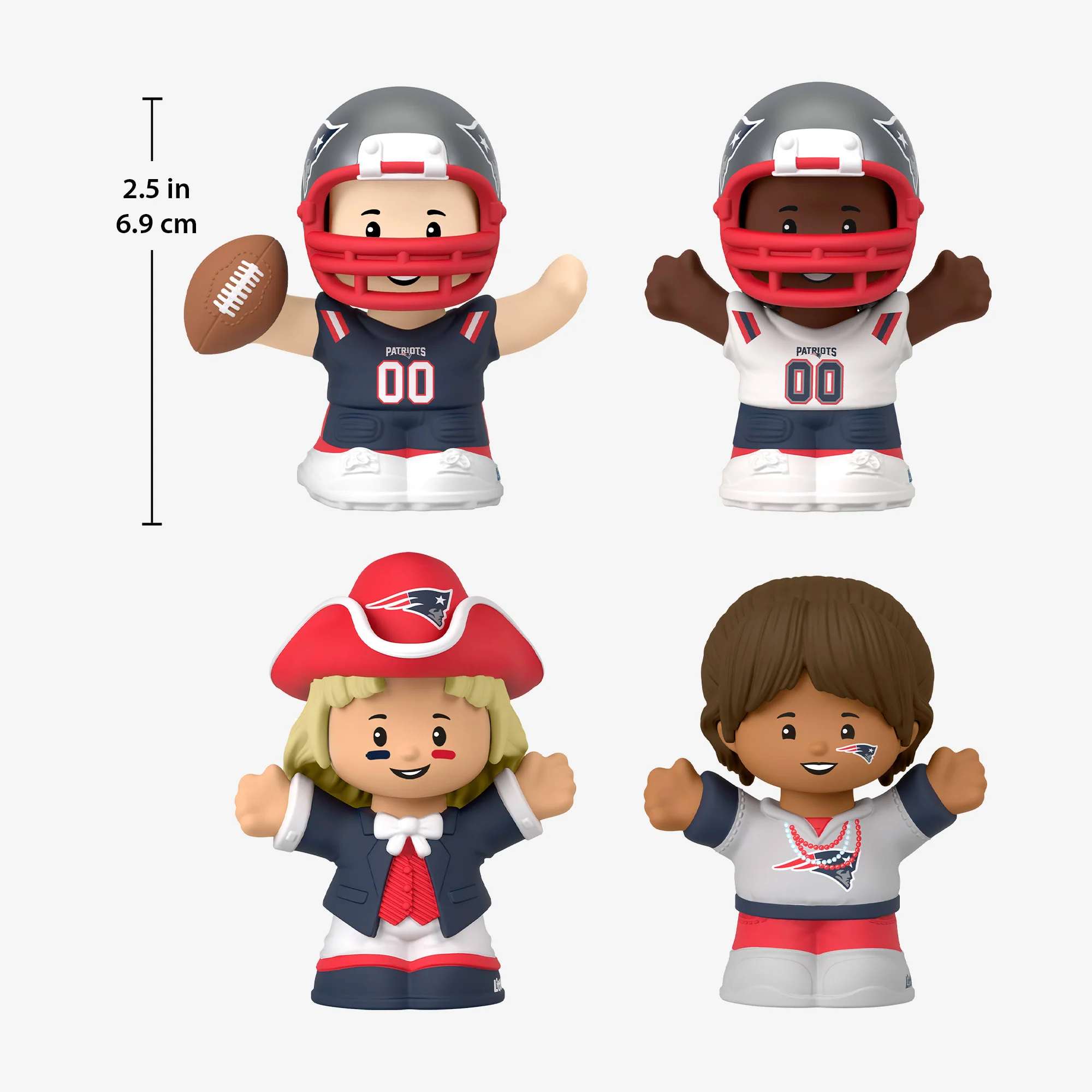 Mattel Creations Little People Collector x NFL New England Patriots Set