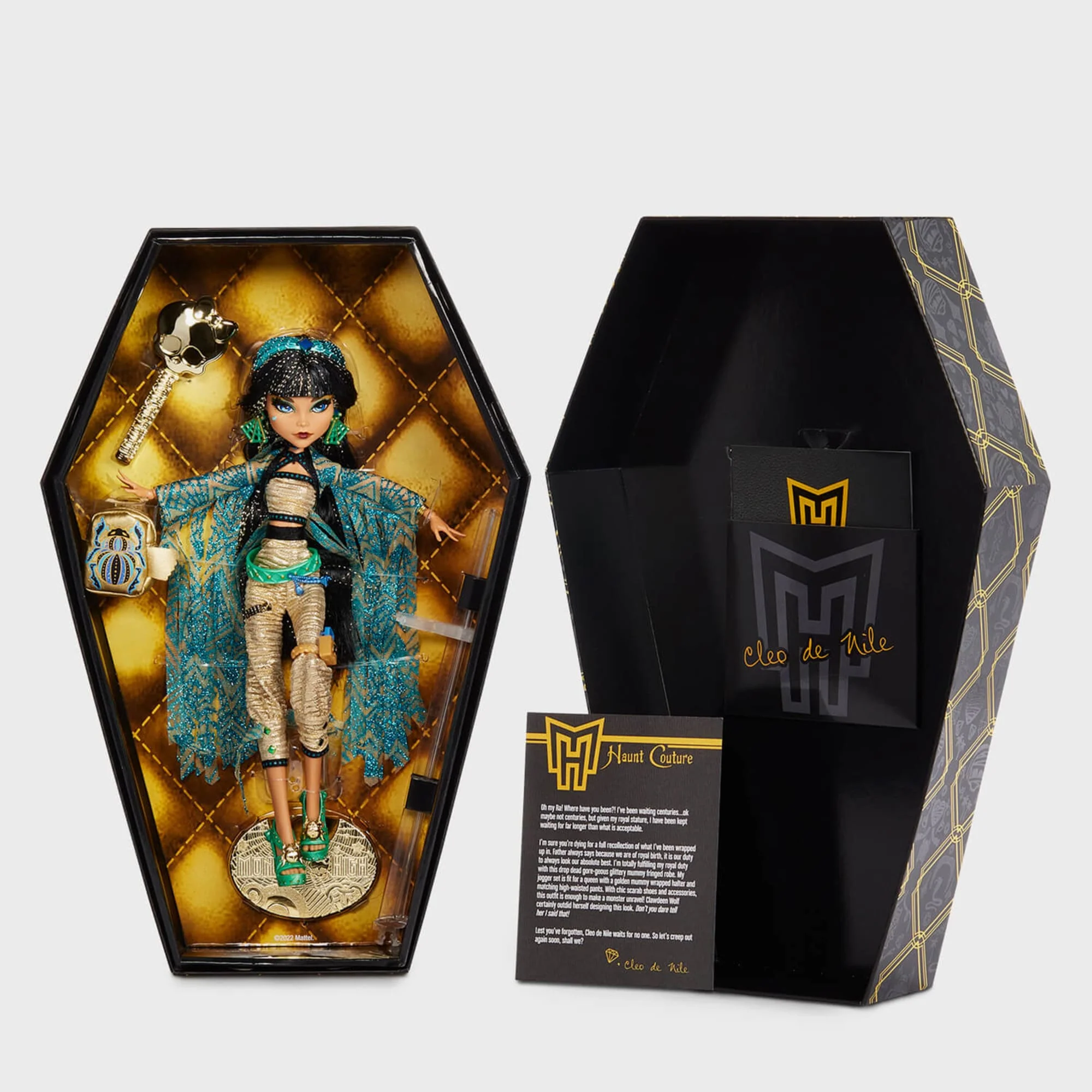 Mattel Creations Monster High Haunt Couture Cleo de Nile Doll