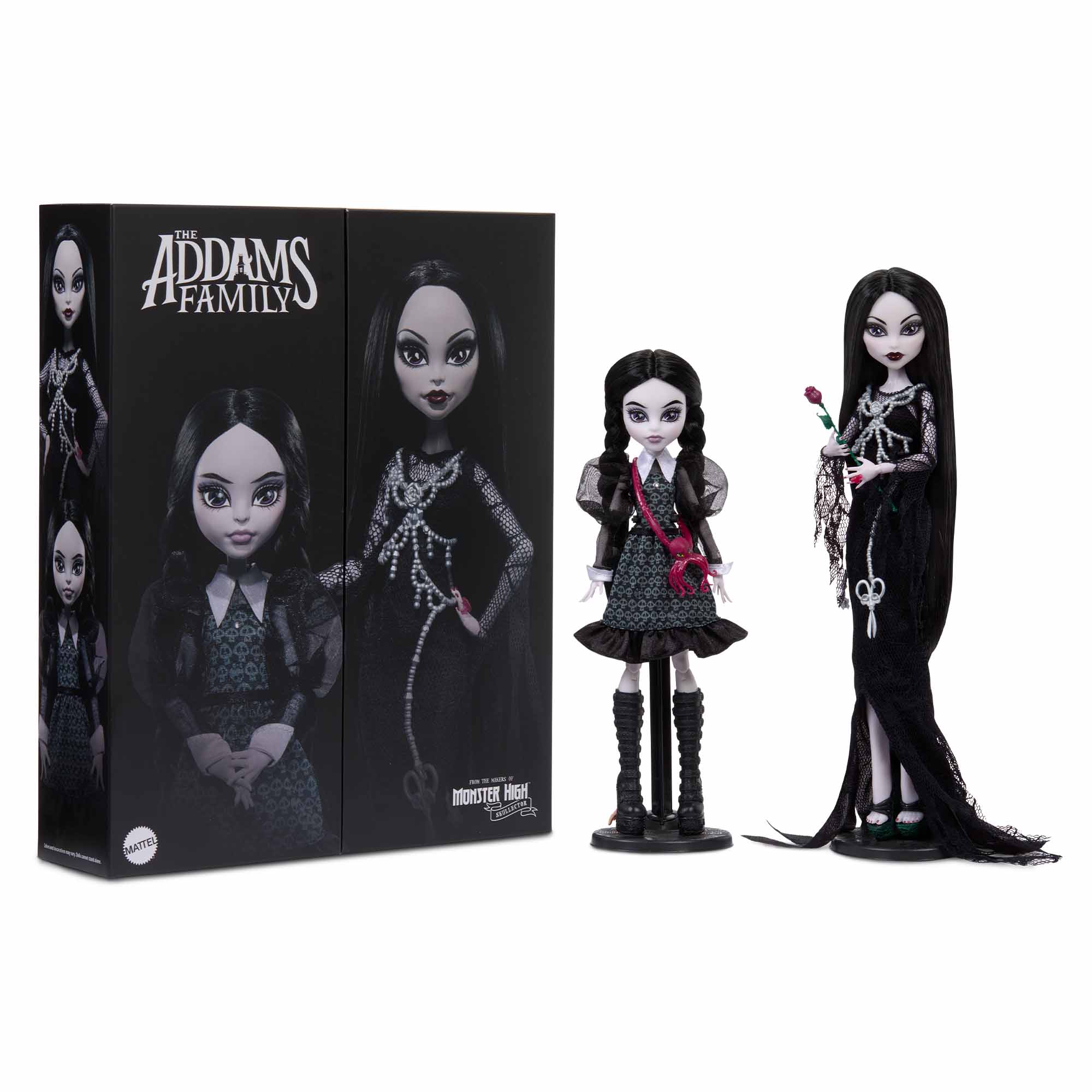Mattel Creations Monster High Skullector Addams Family Doll Two-Pack