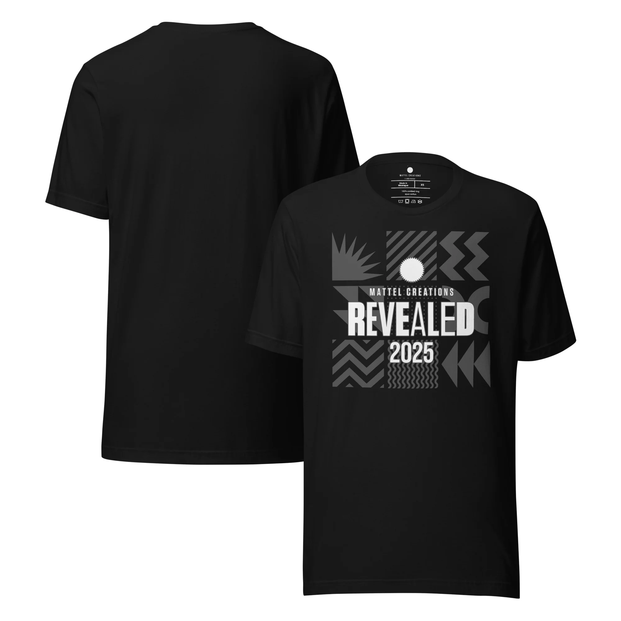 Mattel Creations Mattel Creations Revealed 2025 Black T-Shirt