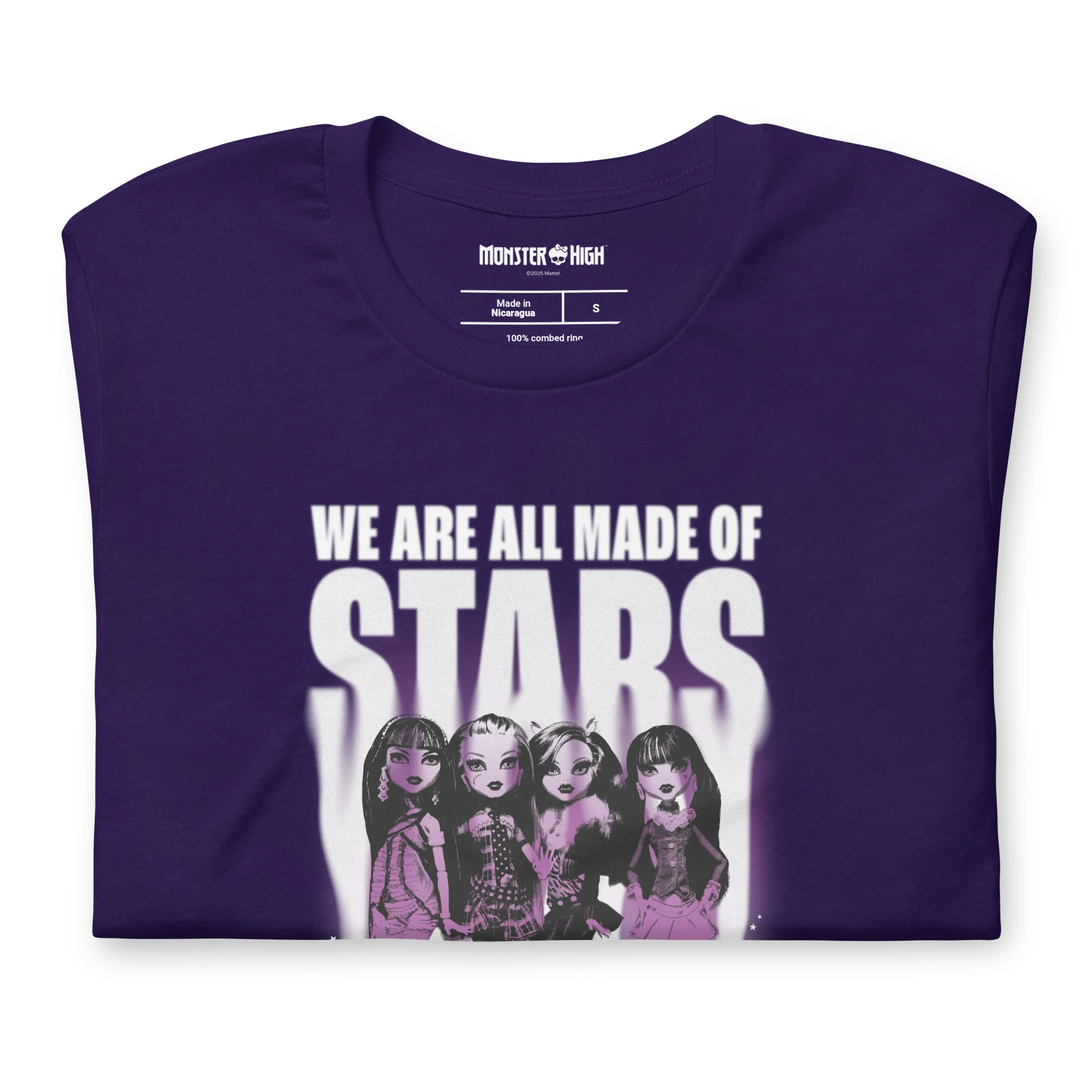 Mattel Creations Monster High Made of Stars Purple T-Shirt
