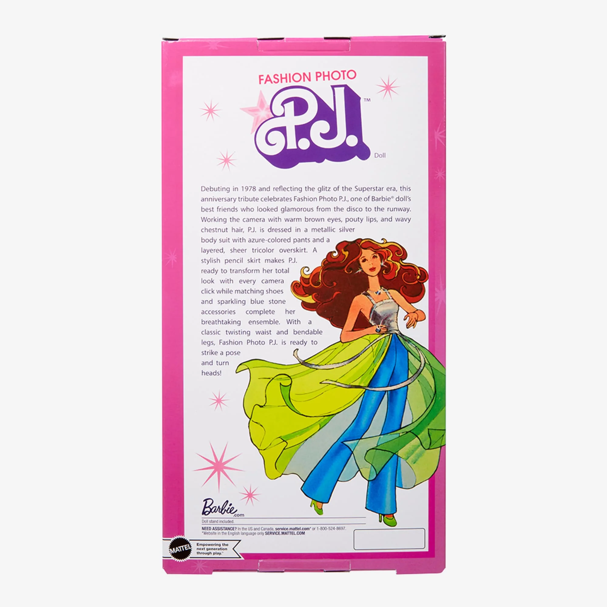 Mattel Creations Barbie Fashion Photo P.J. Doll Reproduction