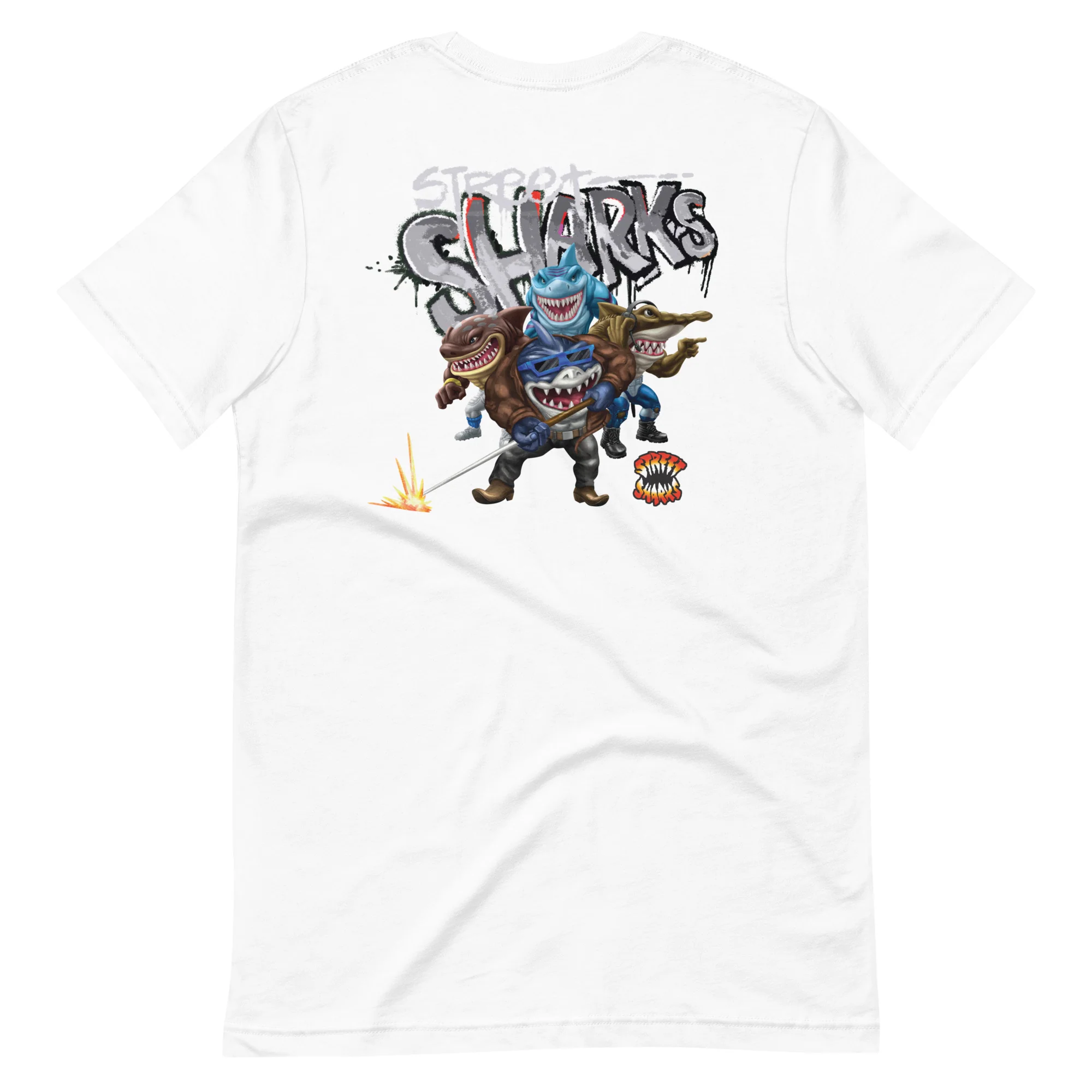 Mattel Creations Street Sharks Spray Paint T-Shirt