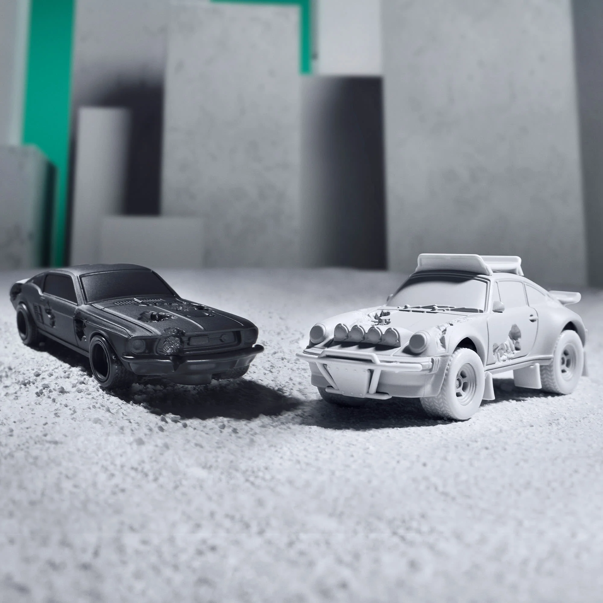 Mattel Creations Hot Wheels x Daniel Arsham Eroded Ford Mustang