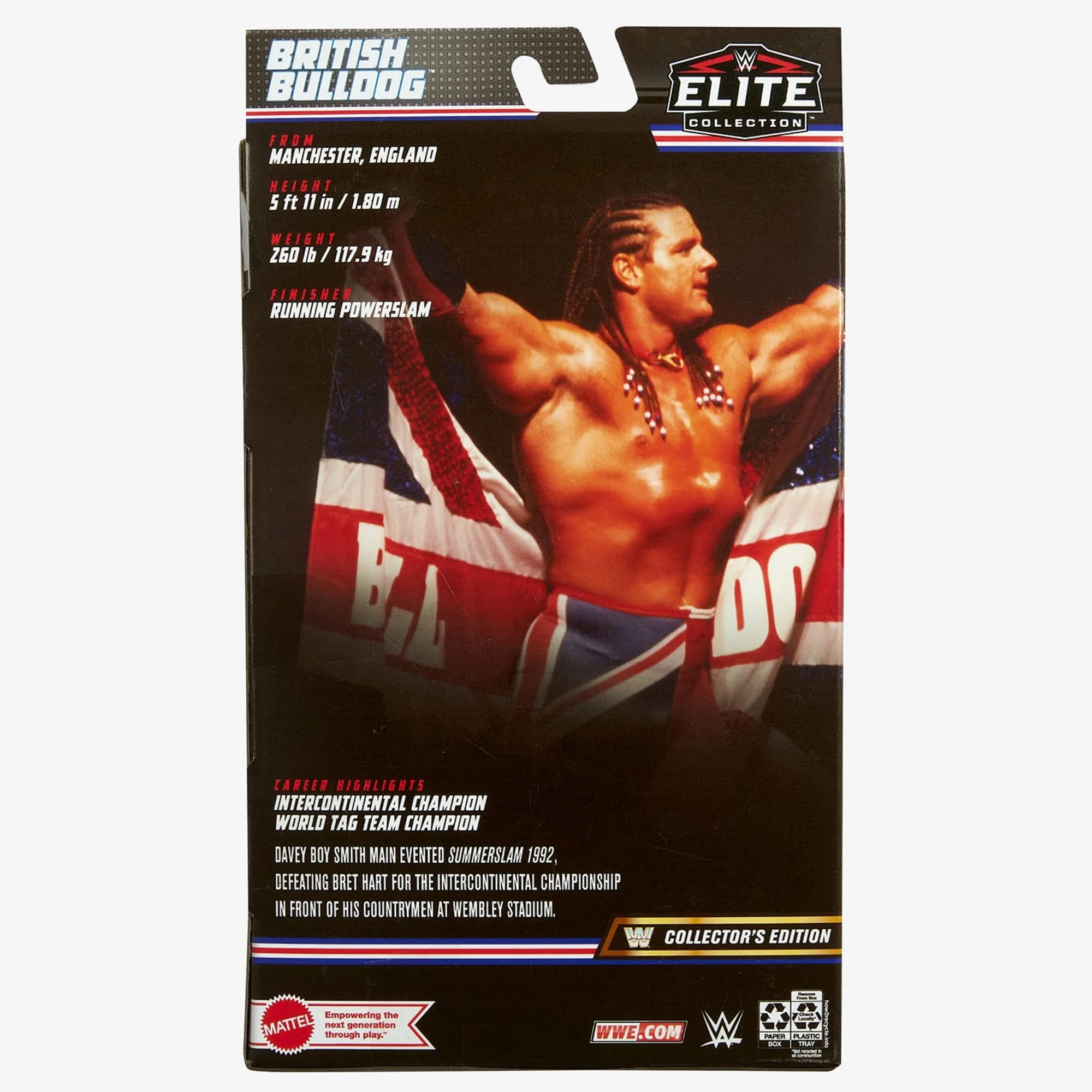 Mattel Creations WWE British Bulldog™ Elite Collection Action Figure