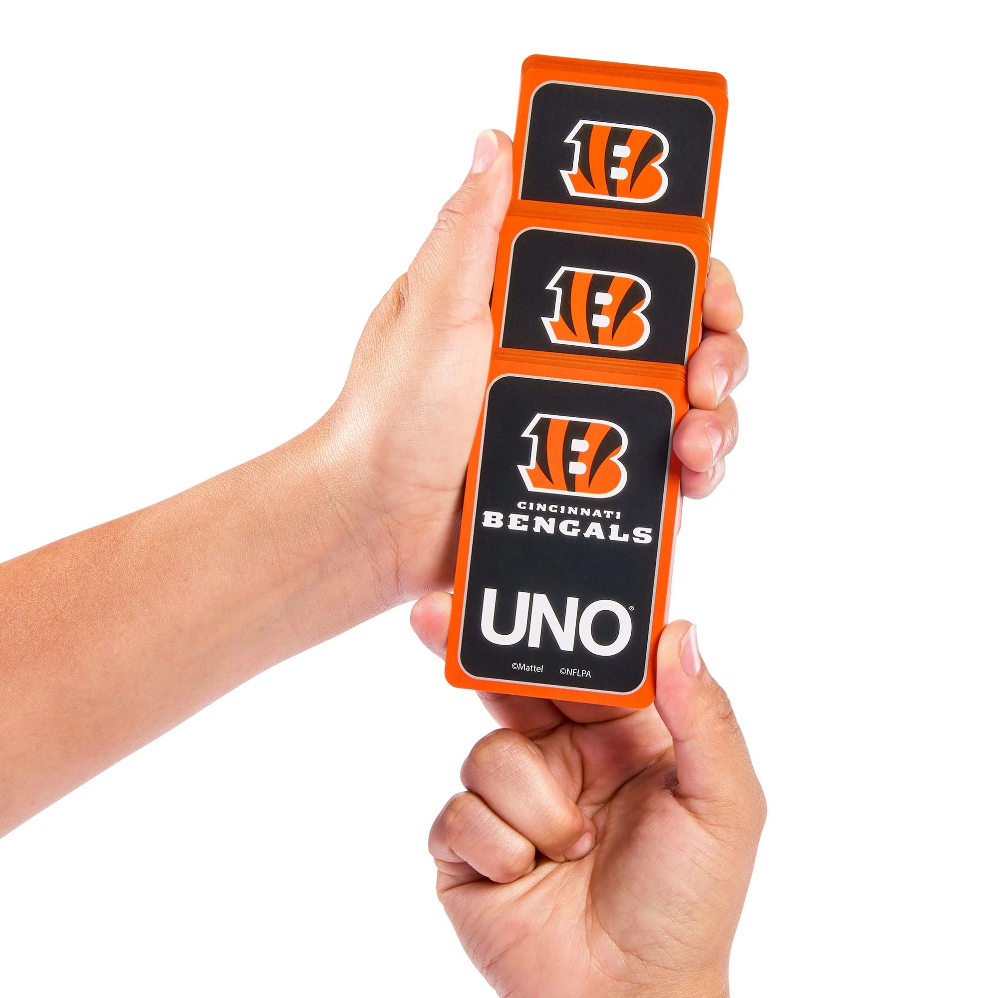 Mattel Creations UNO Fandom NFL Cincinnati Bengals Game Deck
