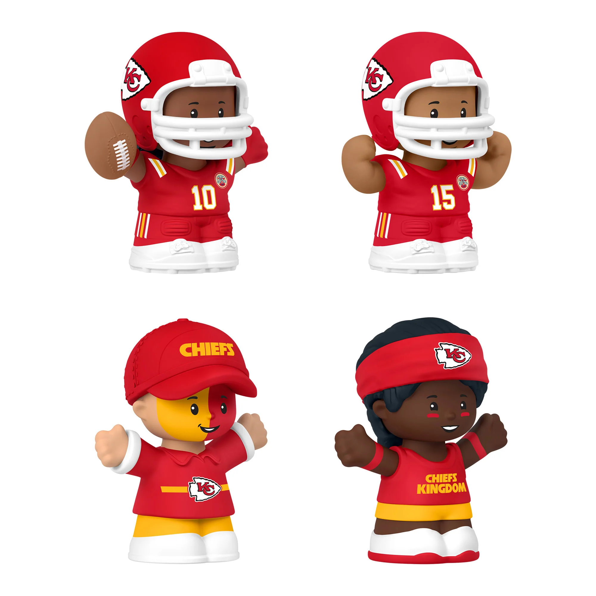 Mattel Creations Little People Collector Kansas City Chiefs Alternate Jersey Figure Set