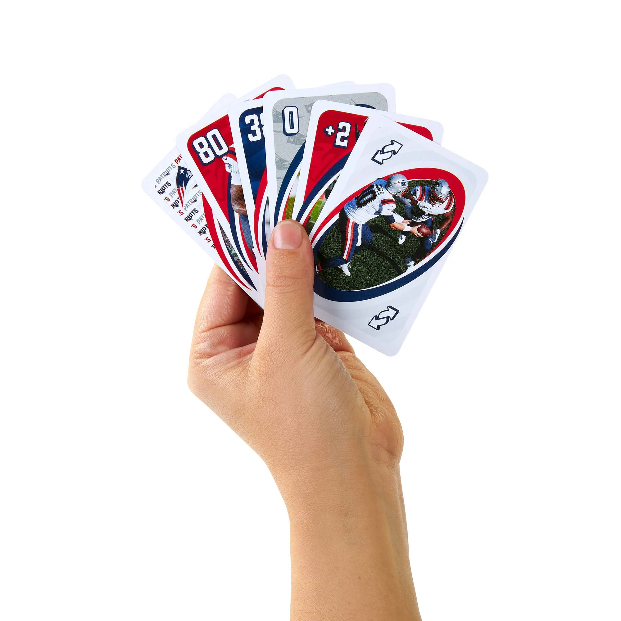 Mattel Creations UNO Fandom NFL New England Patriots Game Deck
