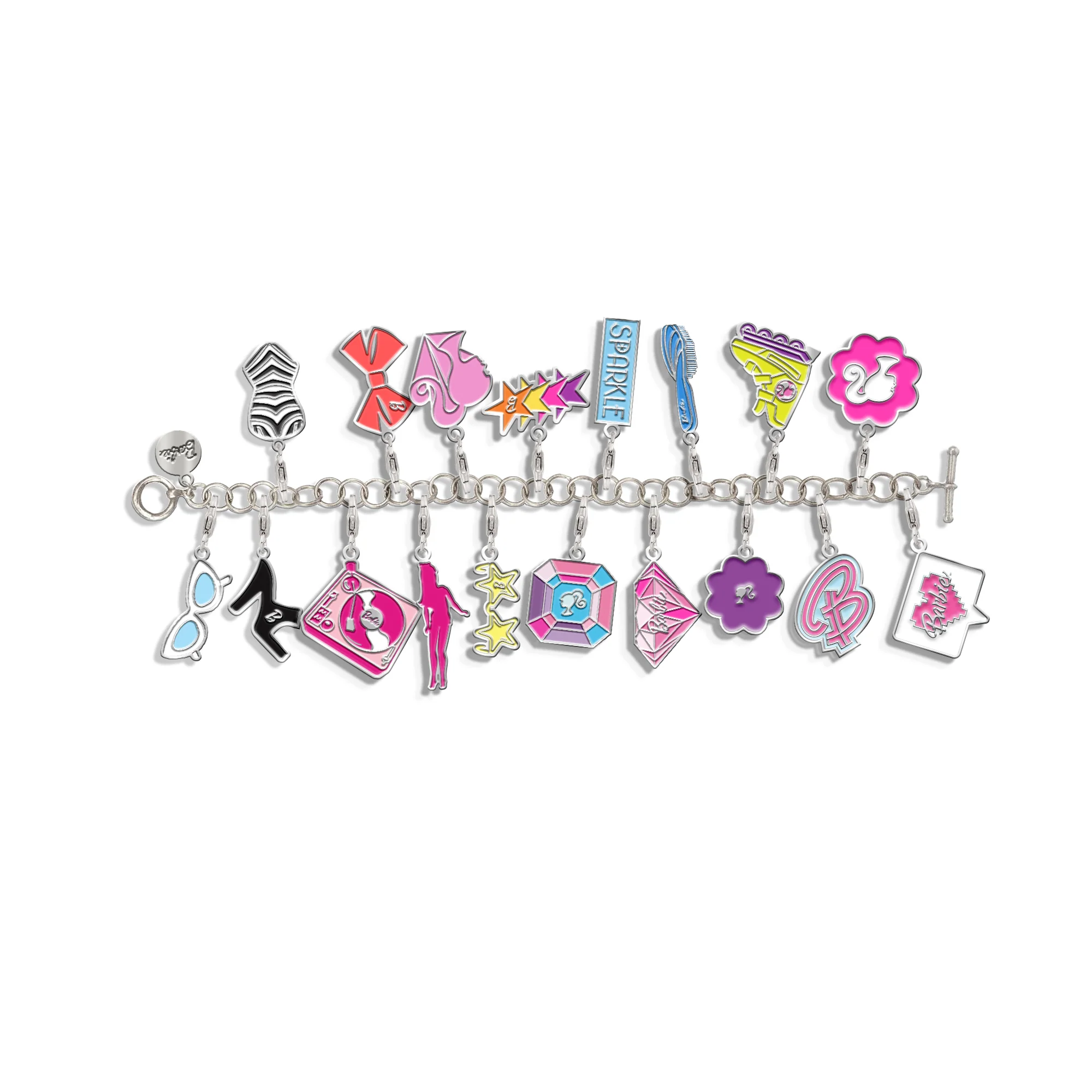 Mattel Creations Barbie 1960s Enamel Charm Set