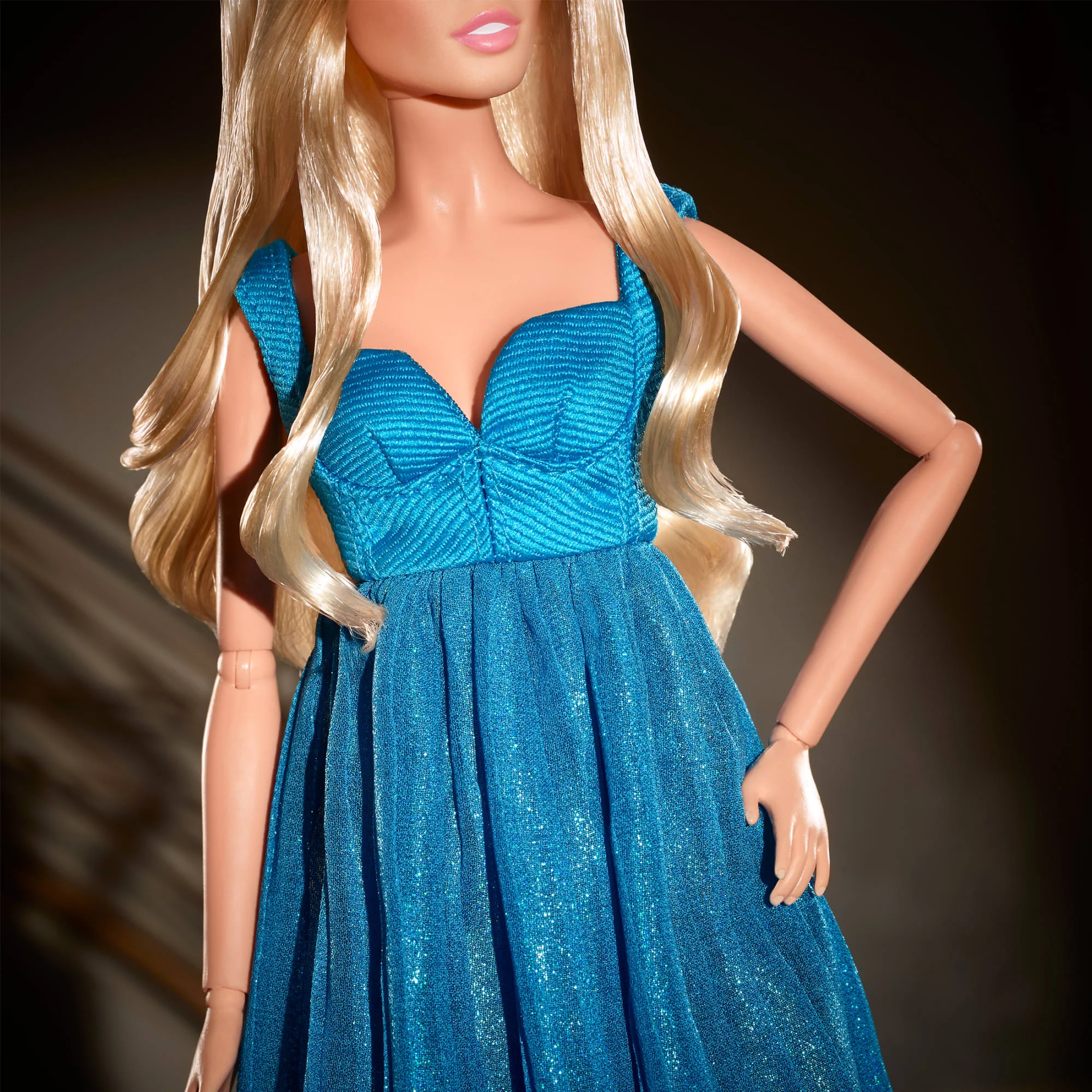 Mattel Creations Barbie Supermodel Claudia Schiffer Doll in Versace Gown