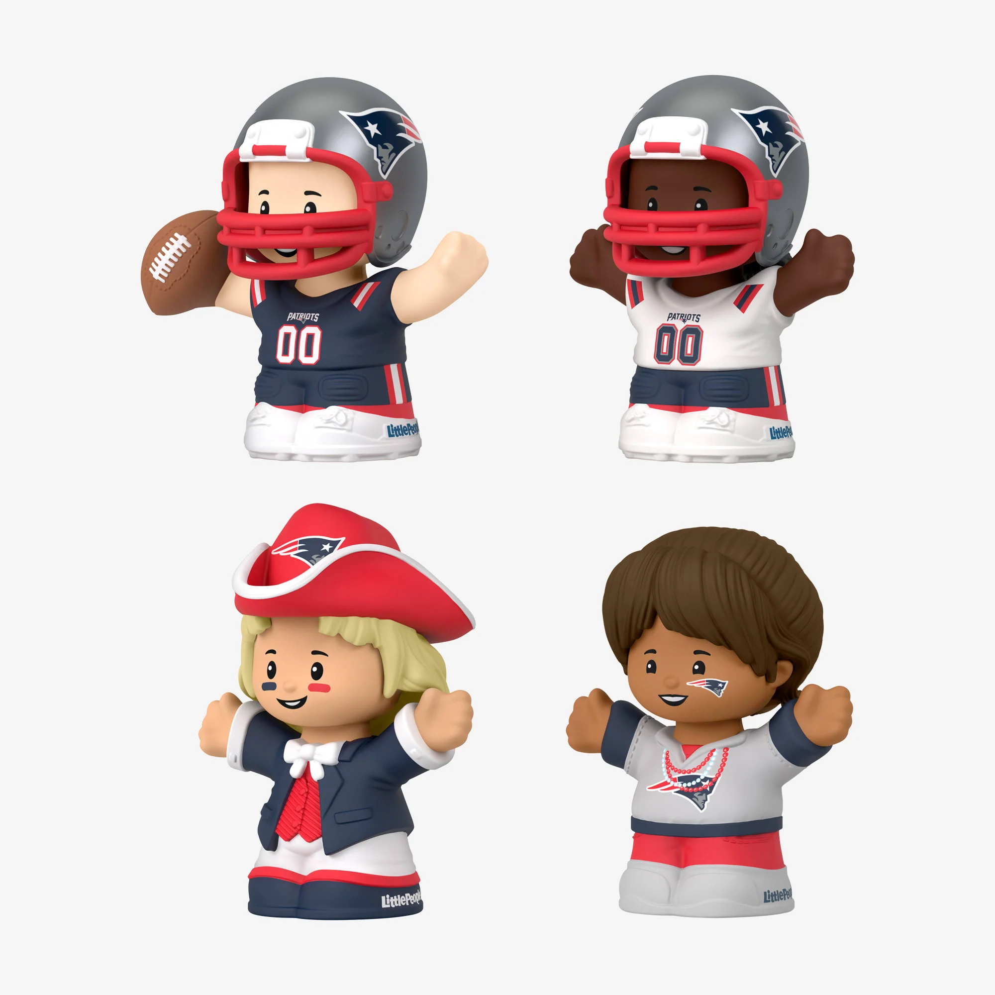 Mattel Creations Little People Collector x NFL New England Patriots Set