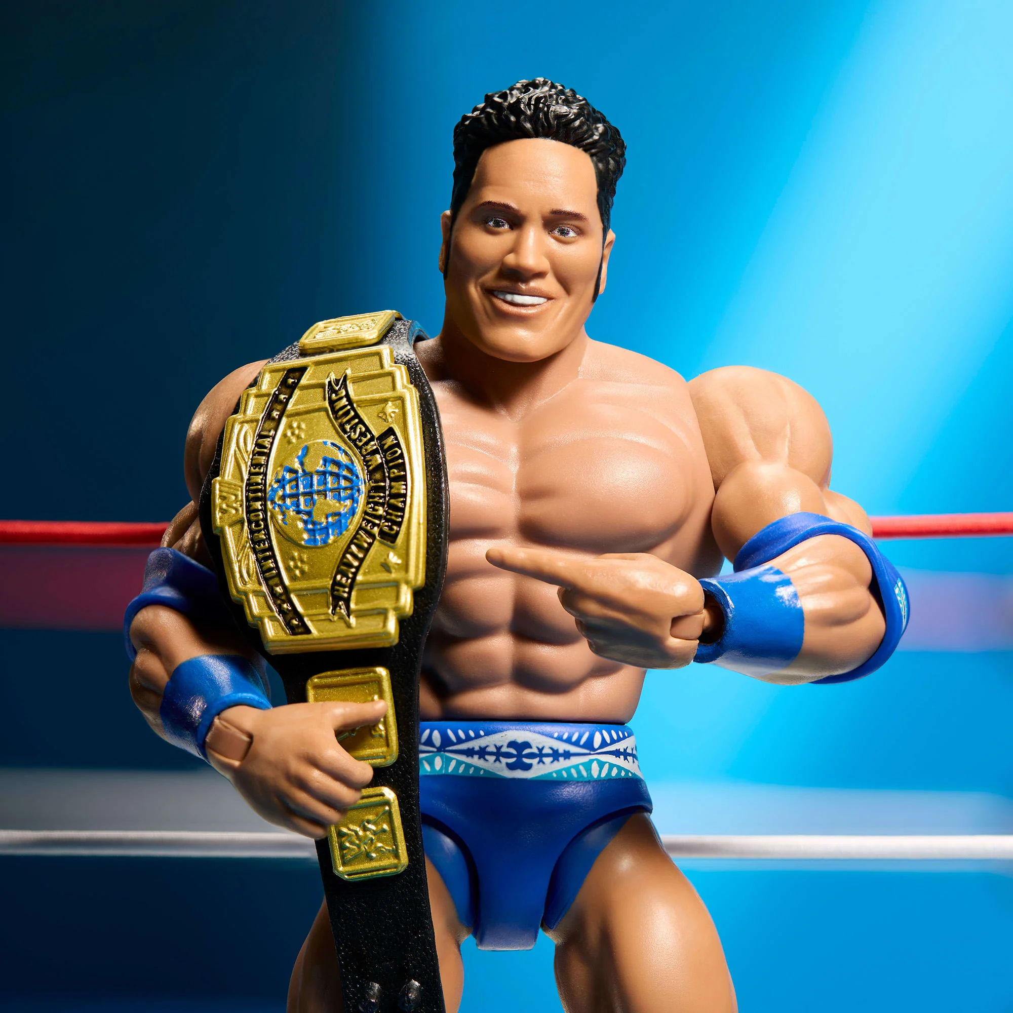 Mattel Creations WWE Superstars Rocky Maivia and The Rock 2-Pack