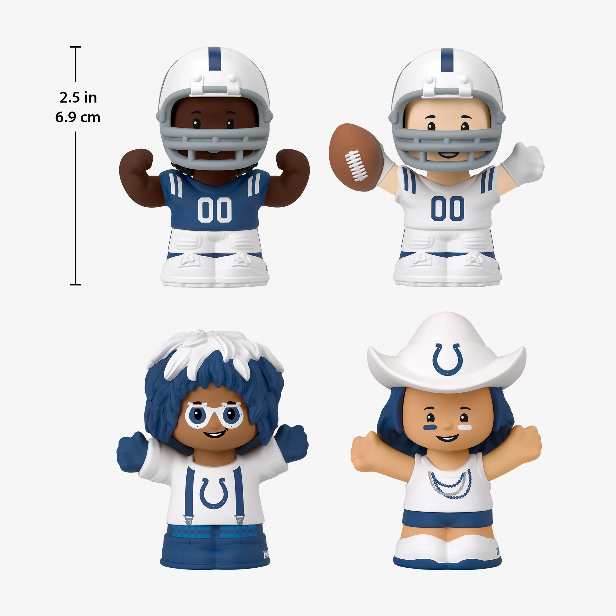 Mattel Creations Little People Collector x NFL Indianapolis Colts Set