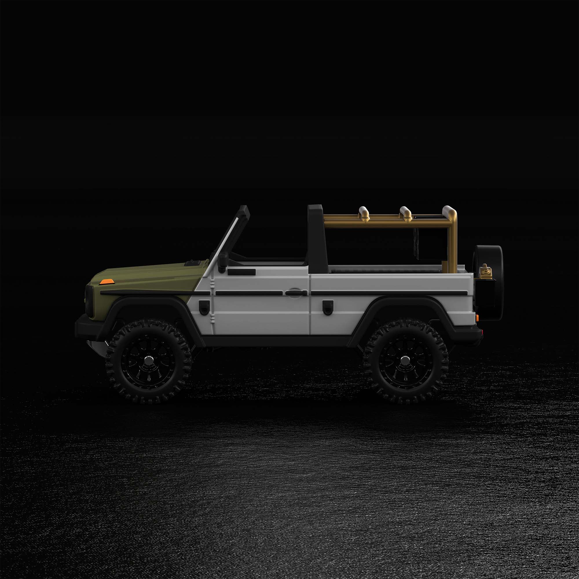 Mattel Creations Hot Wheels x Mercedes-Benz Project G-class Past II Future designed by NIGO