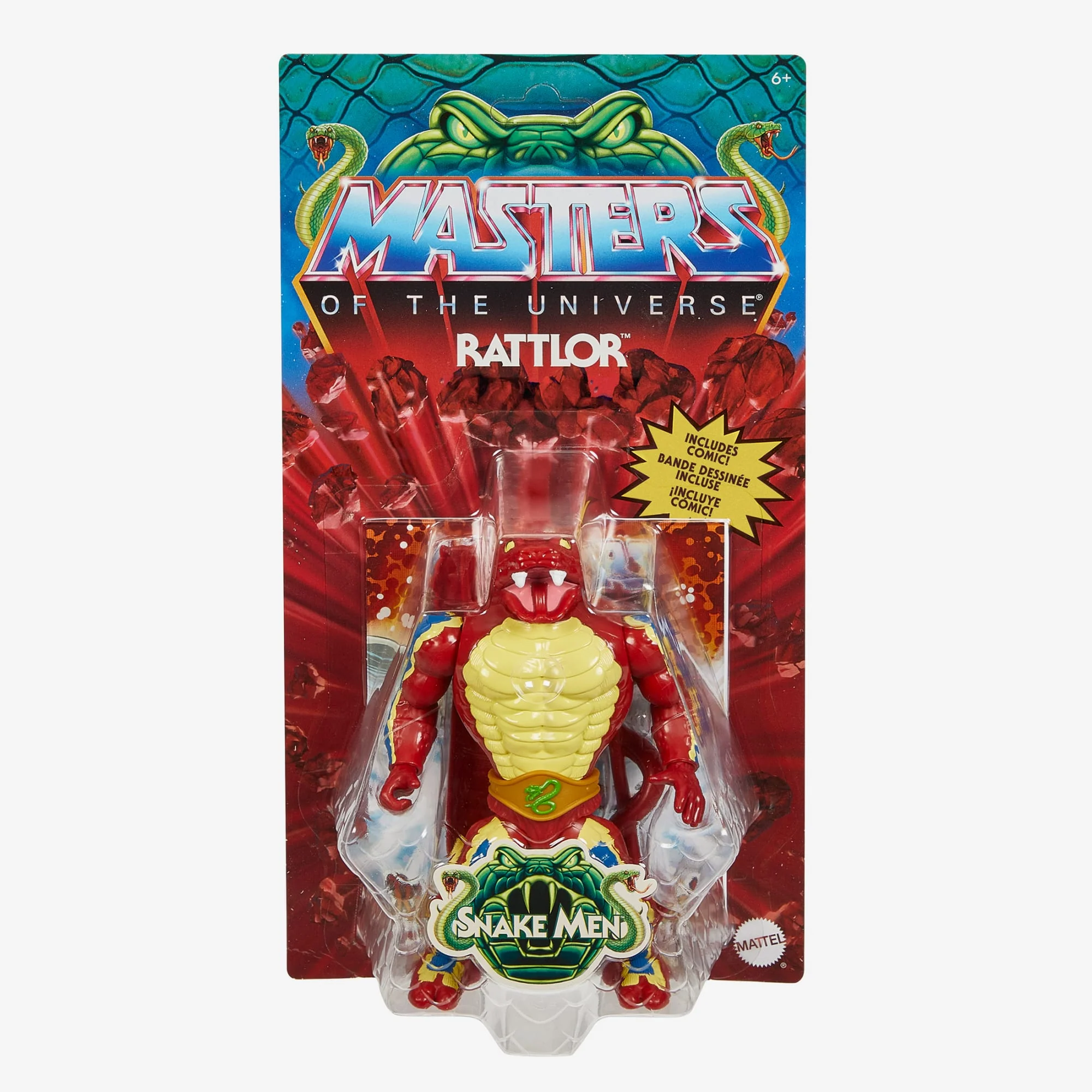 Mattel Creations Masters of the Universe Origins Rattlor Action Figure