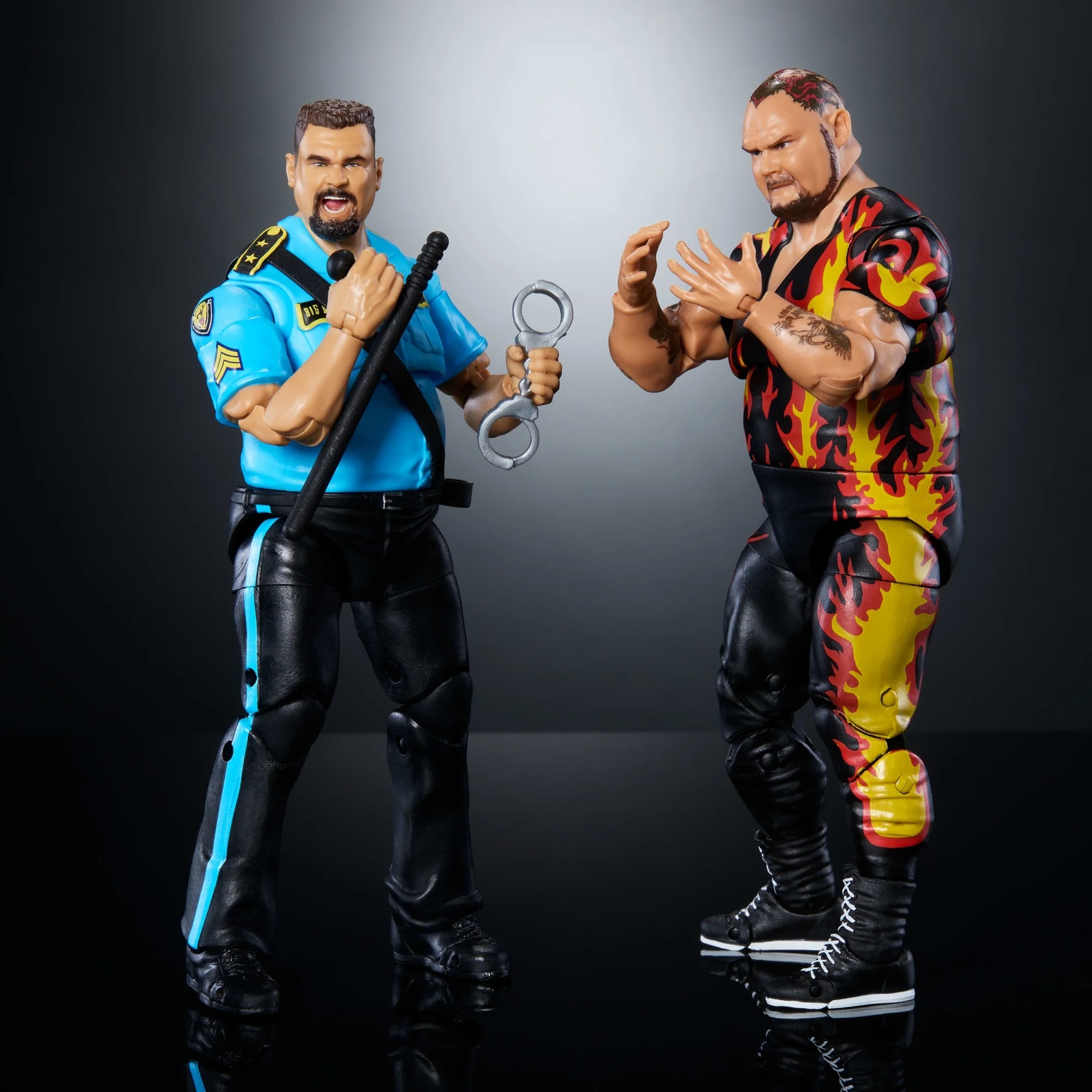 Mattel Creations WWE Coliseum Collection Bam Bam Bigelow & Big Boss Man 2-Pack Action Figures