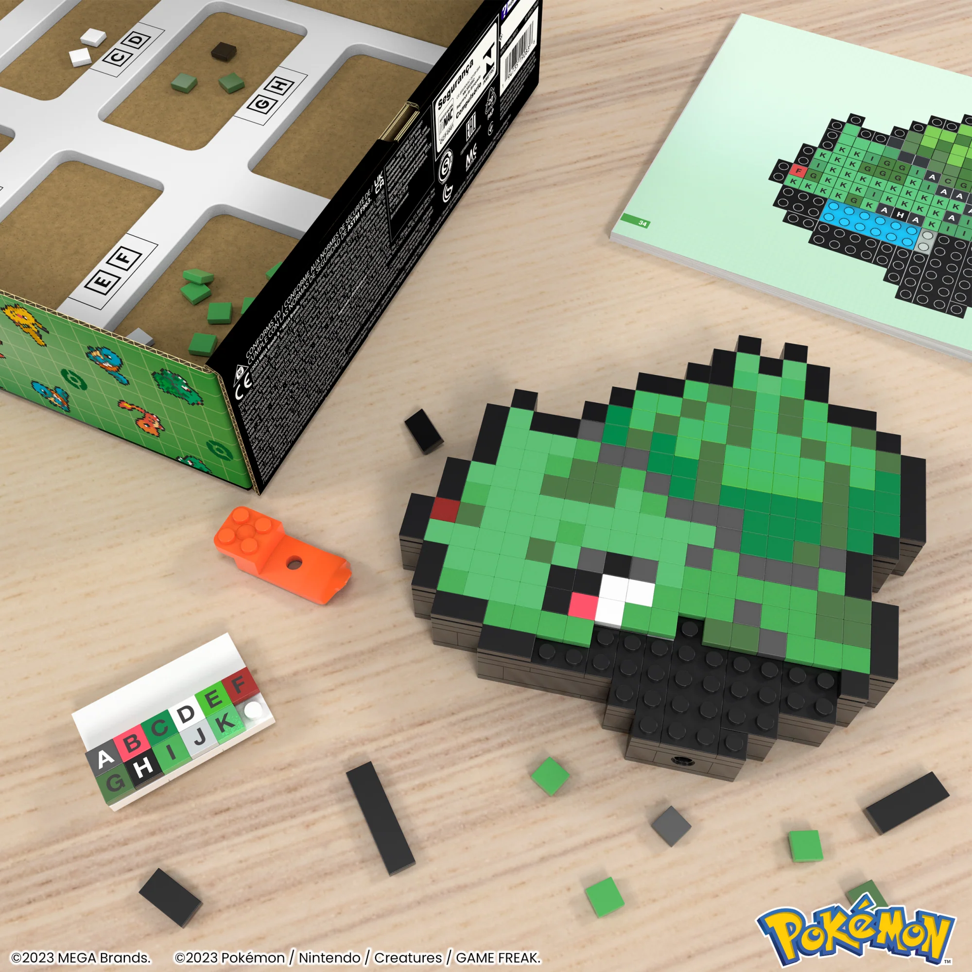 Mattel Creations Pokémon Bulbasaur Building Set by MEGA