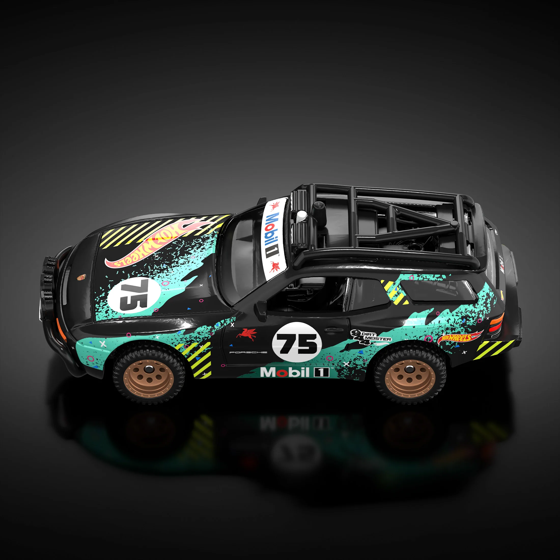Mattel Creations Hot Wheels Mobil 1 Porsche Dirtmeister 944