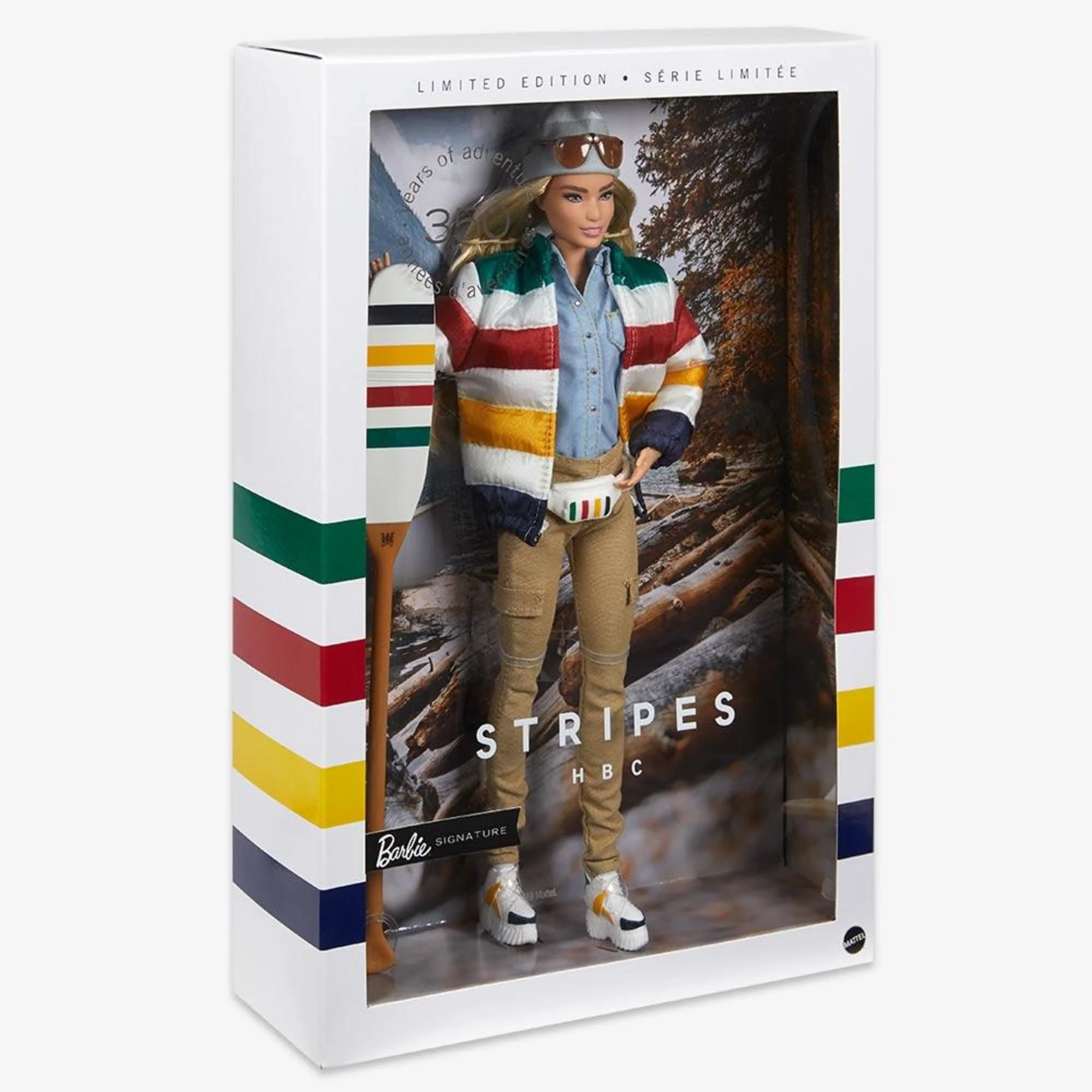 Mattel Creations HBC Stripes Barbie Doll