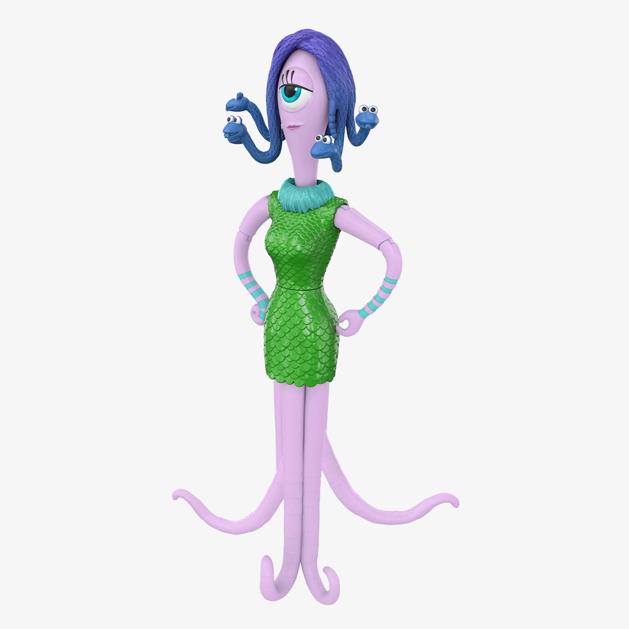Mattel Creations Pixar Featured Favorites Celia & Mike Monsters Inc Figures