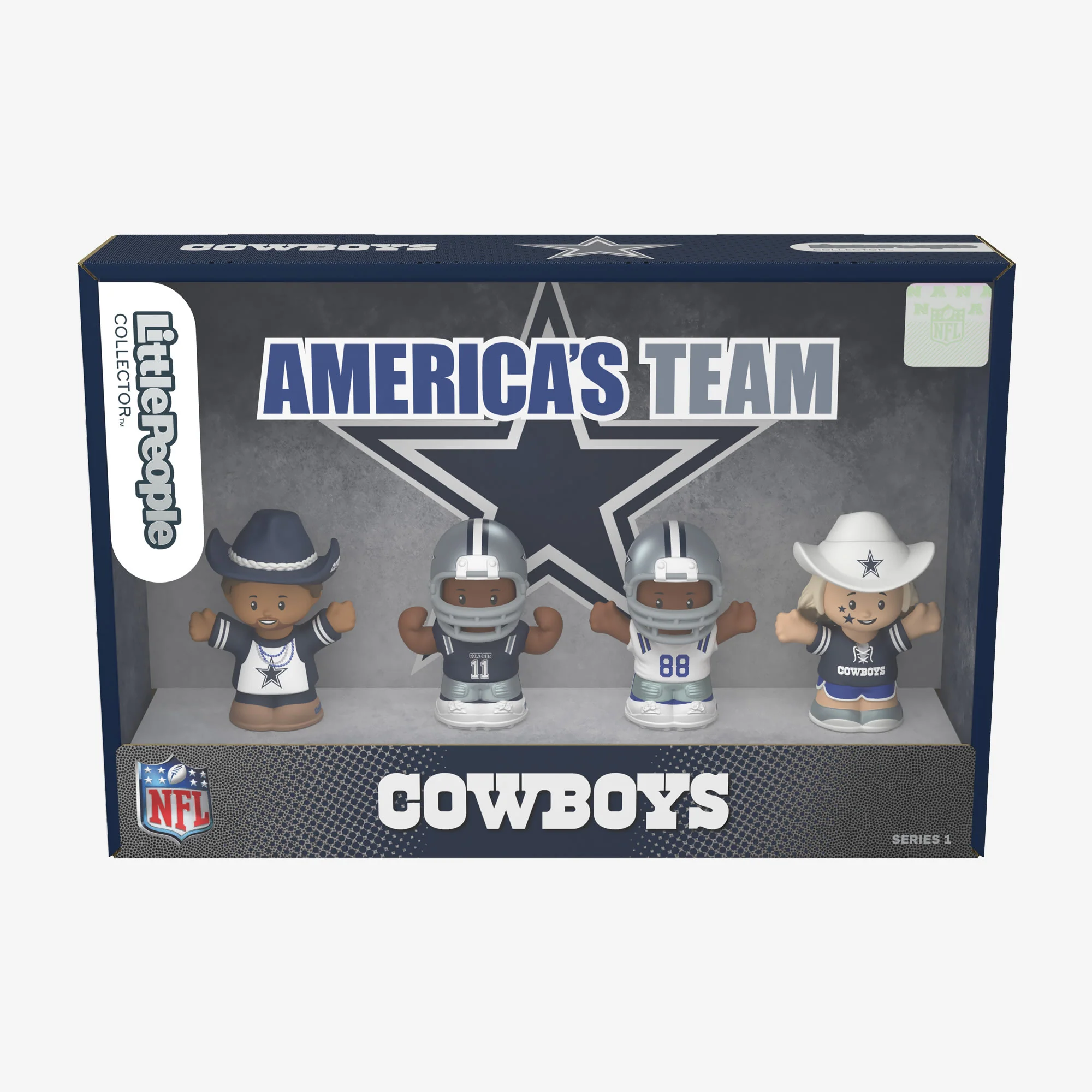 Mattel Creations Little People Collector x NFL Dallas Cowboys Set